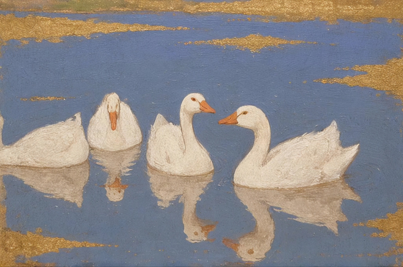 "鹅"英语用"goose"(复数形式是"geese")或"swan"来表达