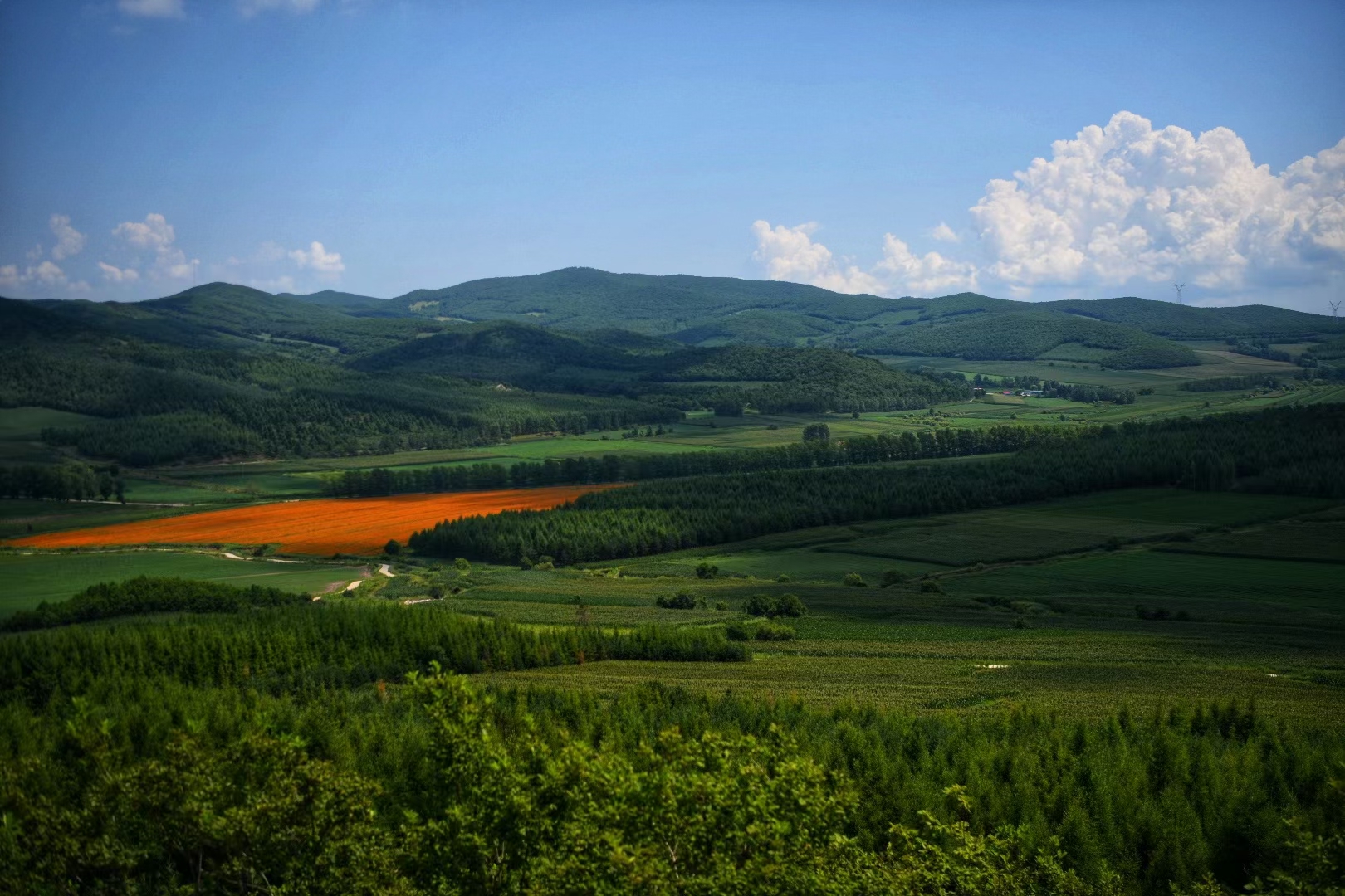 黑龙江/双鸭山/宝清·彩云岭 彩云岭上白云飞,碧落天边天碧垂