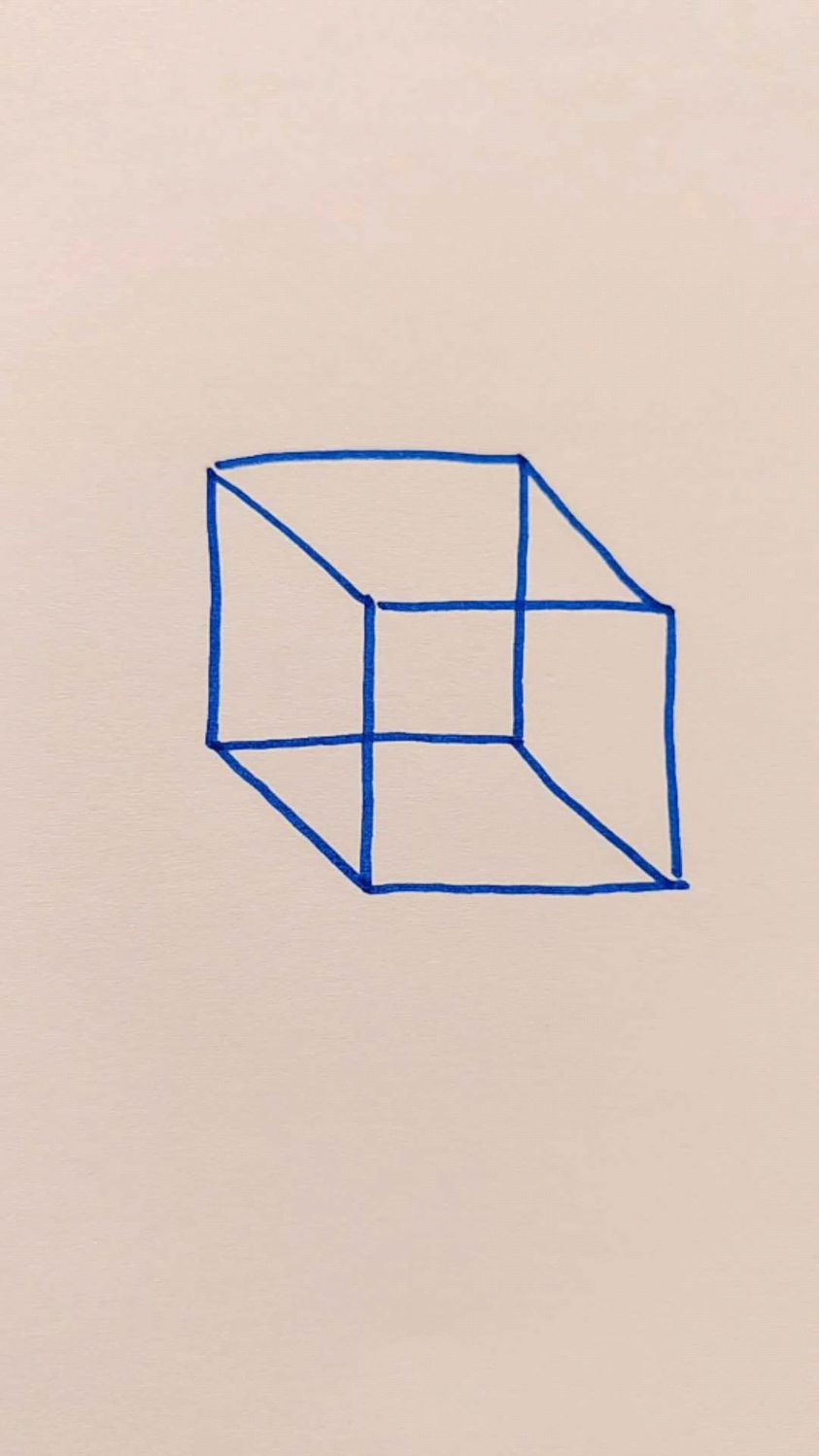 几笔画一个正方形