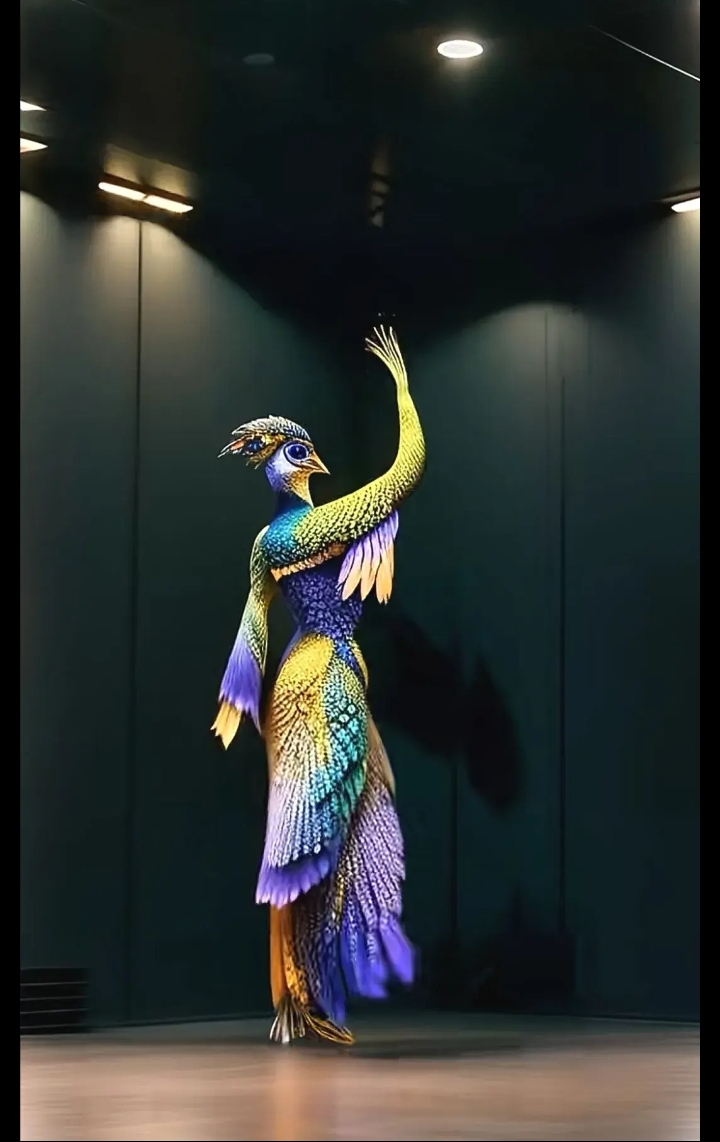 图片分享:惊艳的孔雀舞