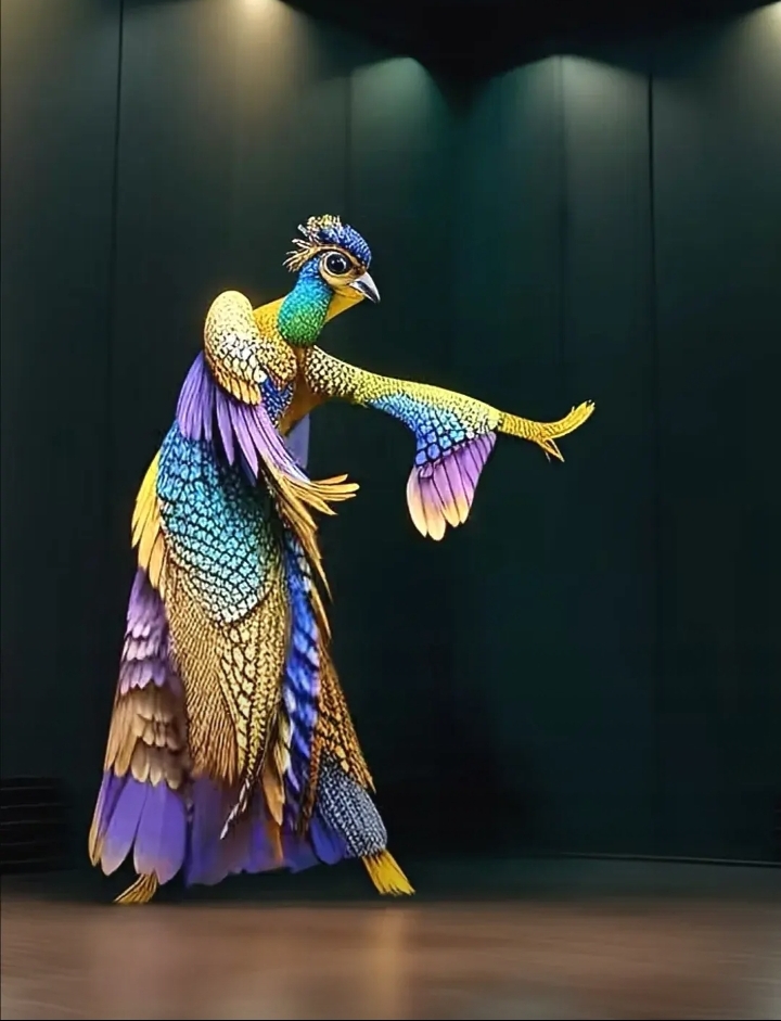 图片分享:惊艳的孔雀舞