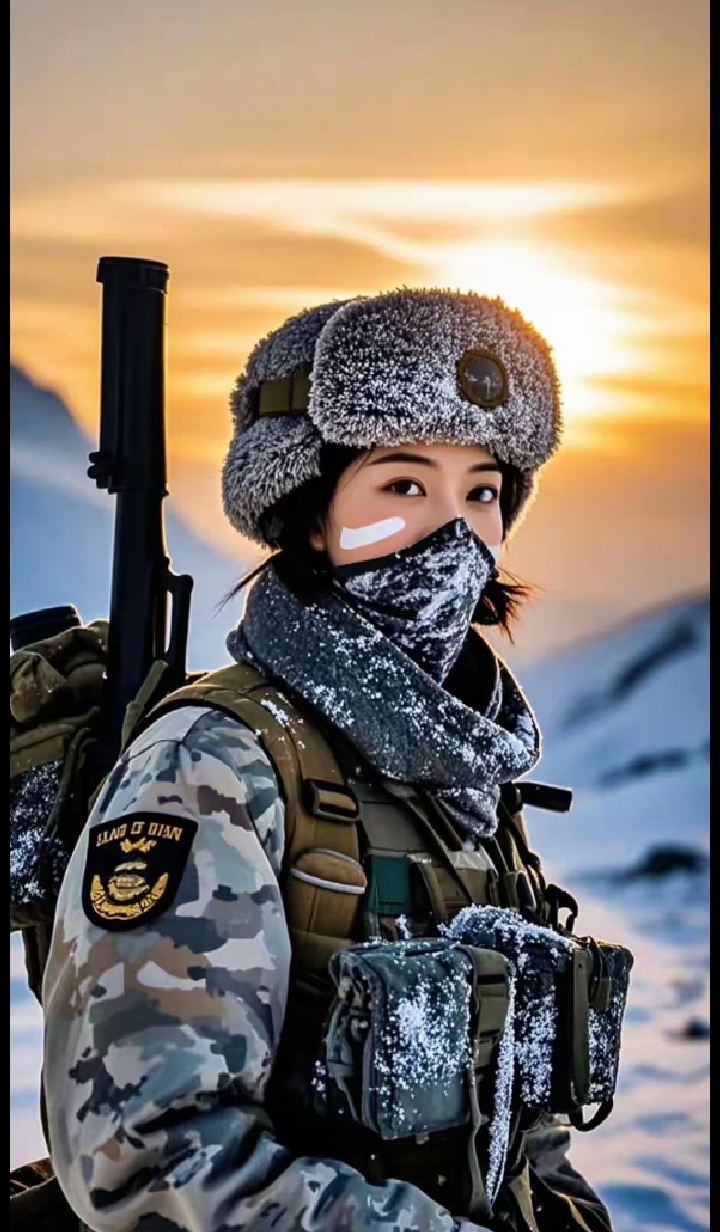 图分分享:中国女兵之铿锵玫瑰