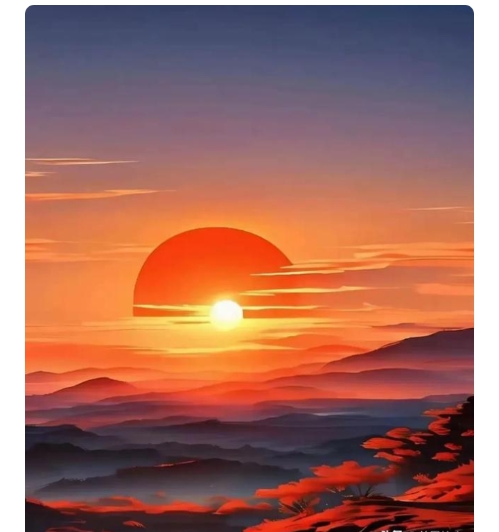 美图分享:旭日破晓,鸿运踏光而来