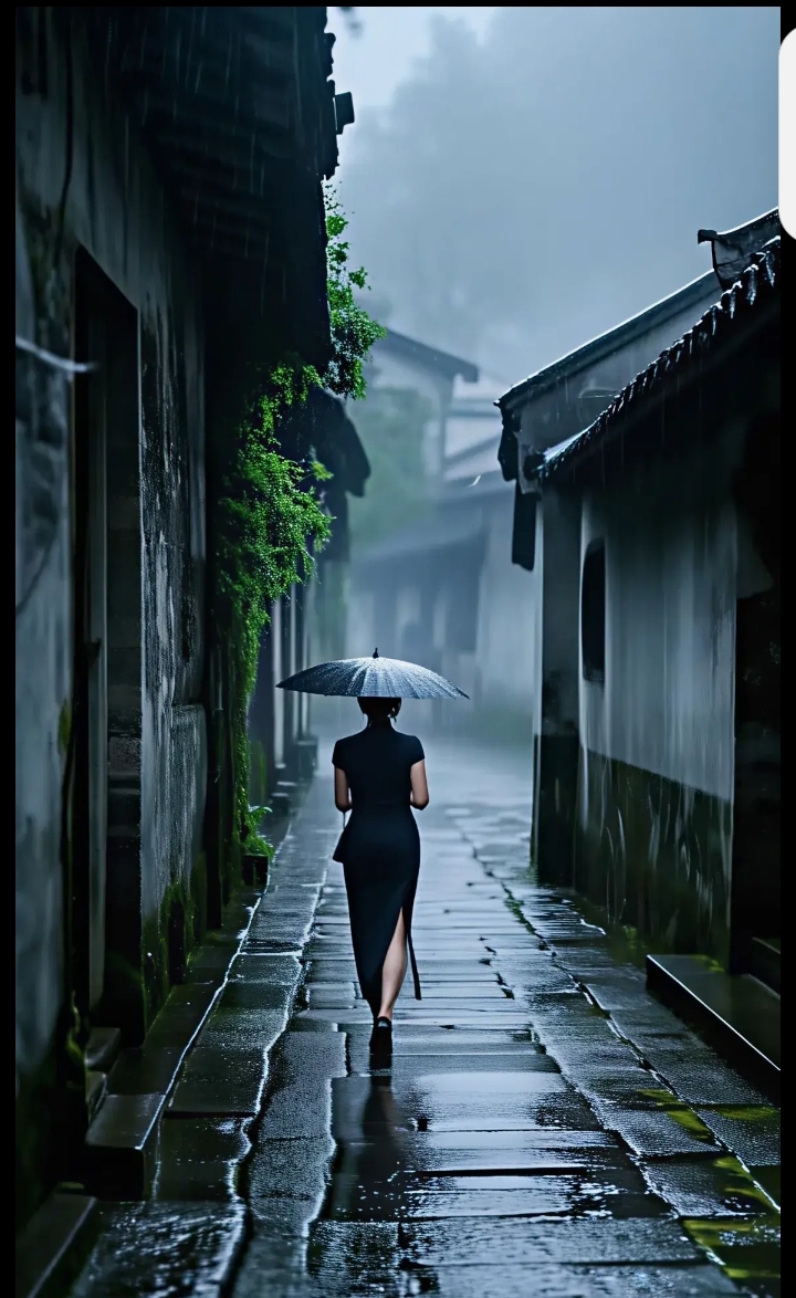 图片分享:江南雨巷