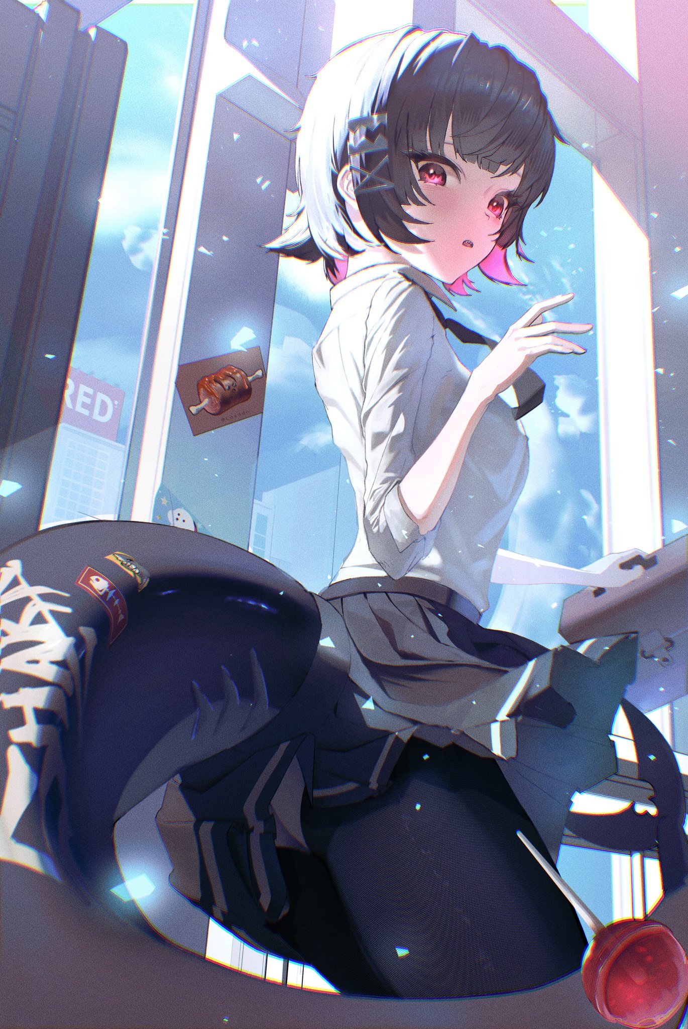 鲨鱼娘 画师:lasado