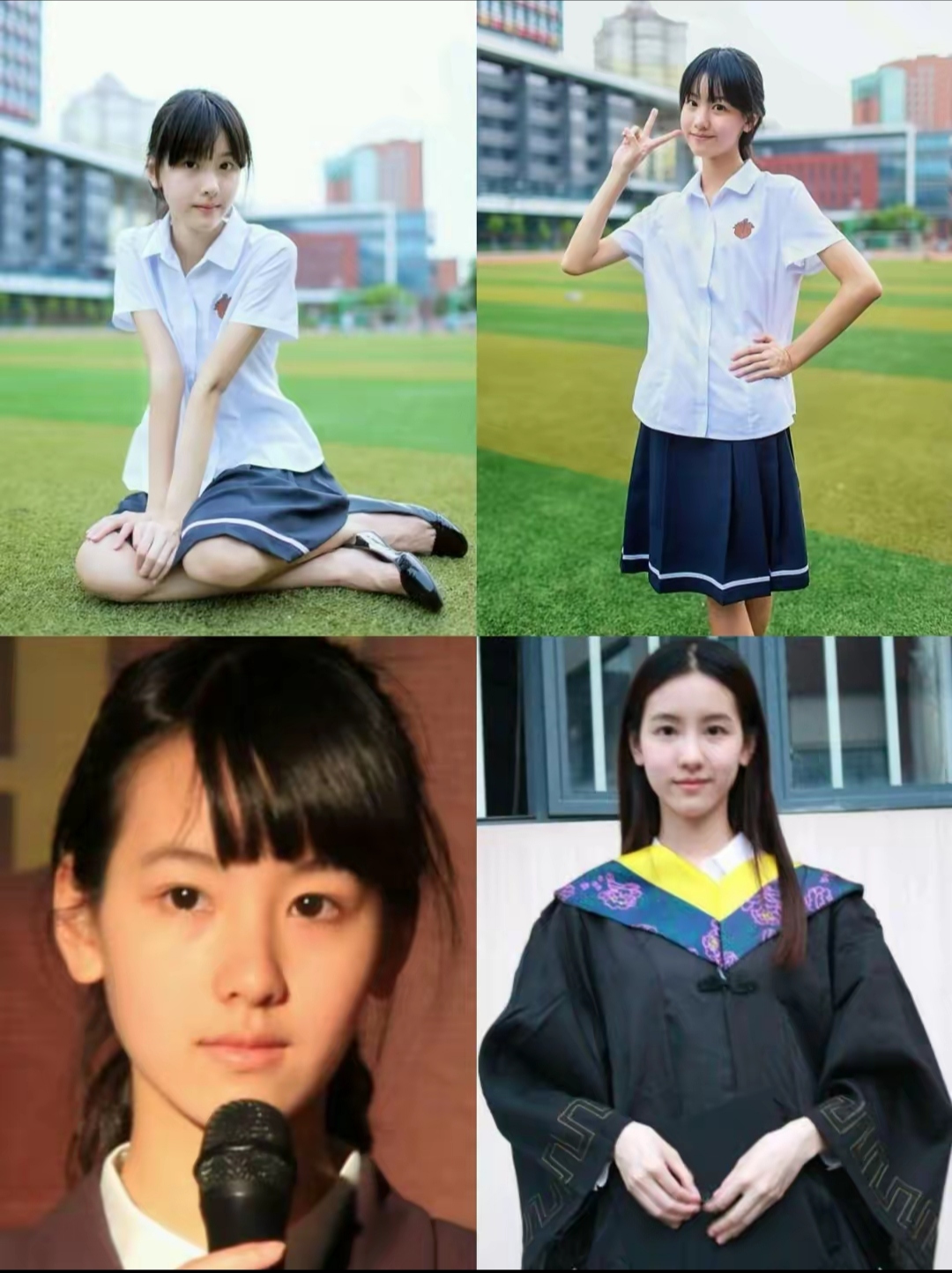 而且喜欢二次元和打游戏还曾兼职陈都灵+高考陈都灵学习照片陈都灵
