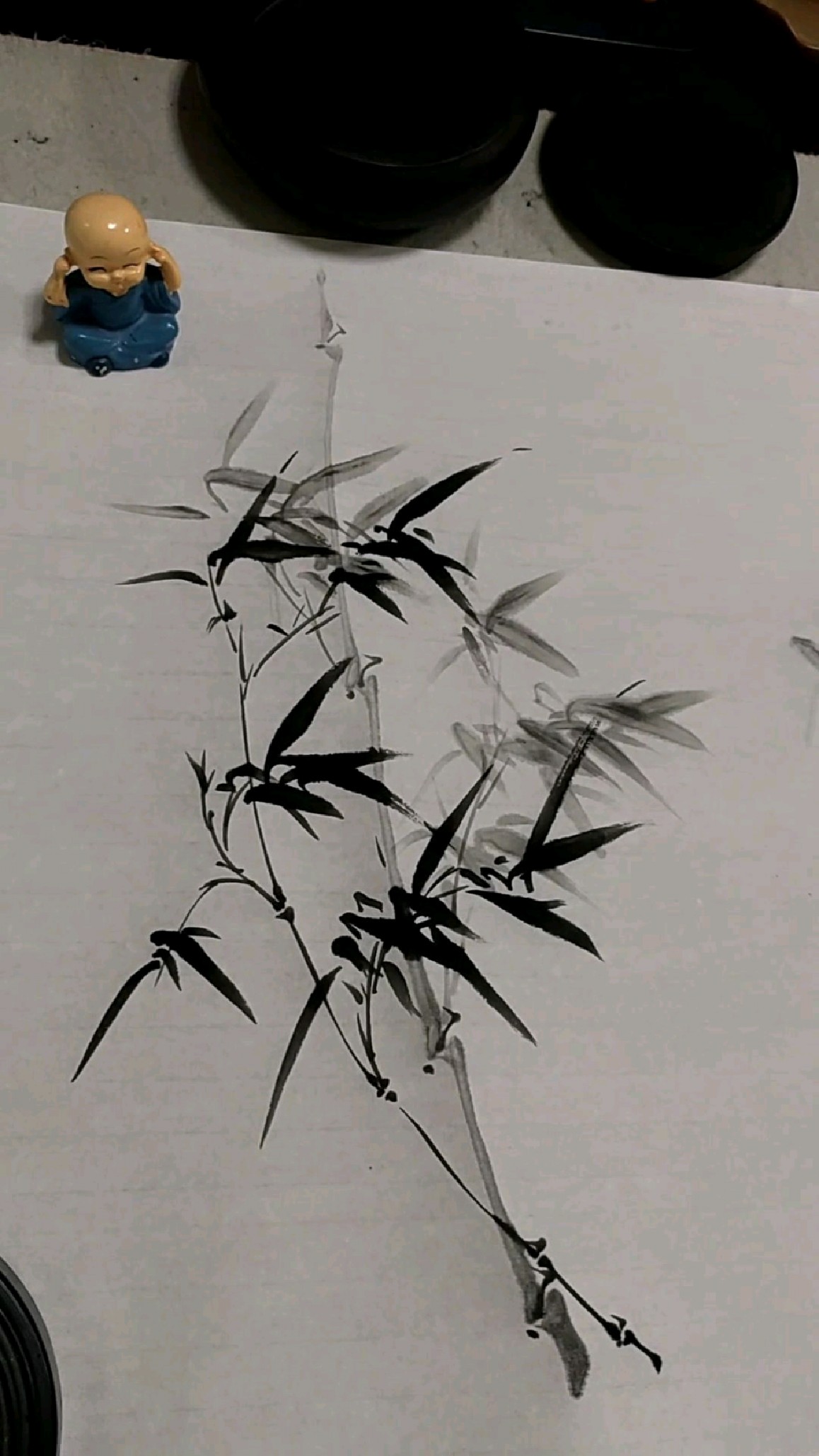 写意竹的画法《五四五》