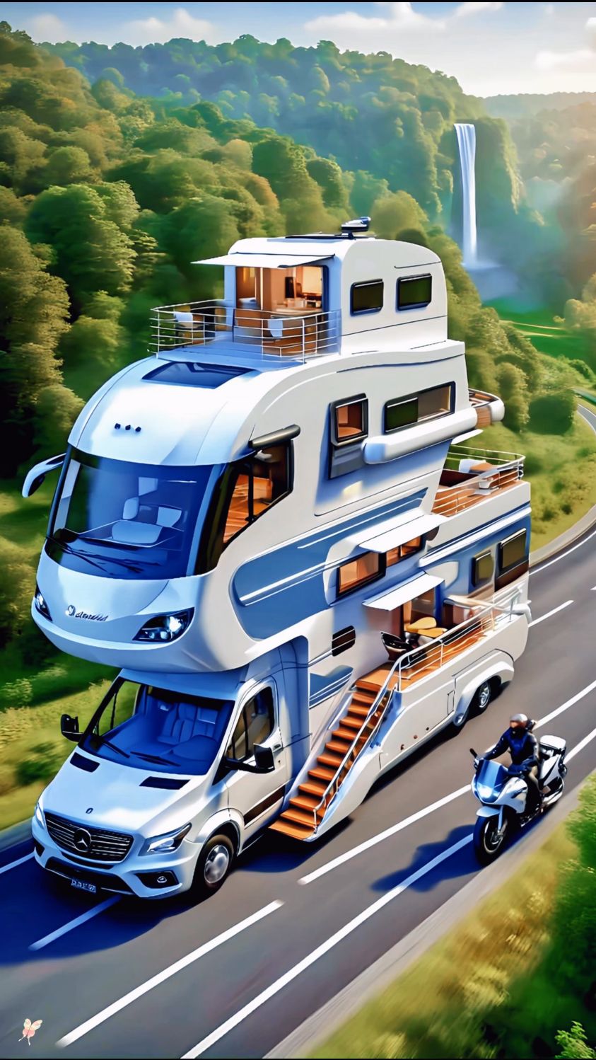 移动的别墅房车!未来的移动住房