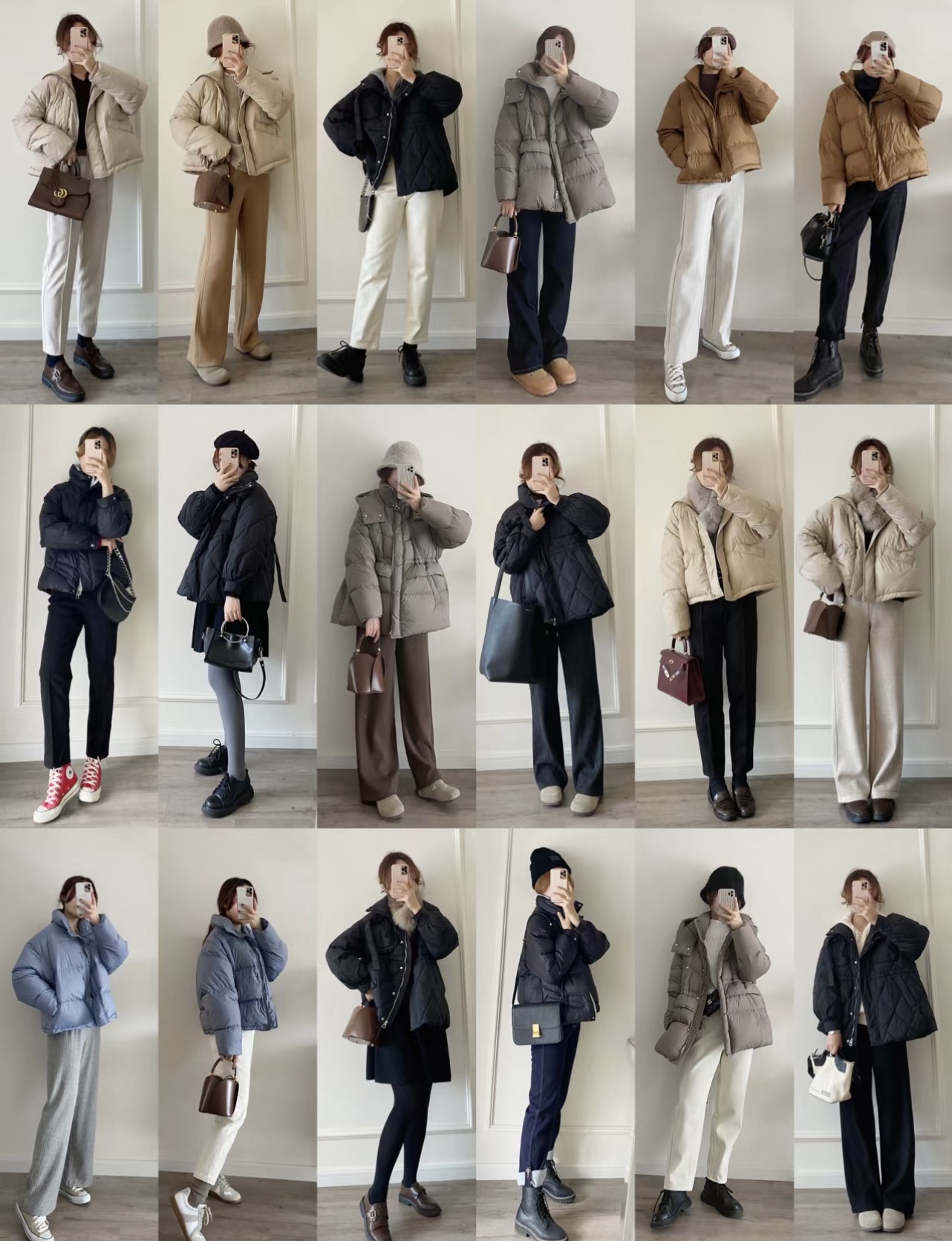 这个冬天需要一件奶茶色的羽绒服,比白色更好搭理上身很温柔