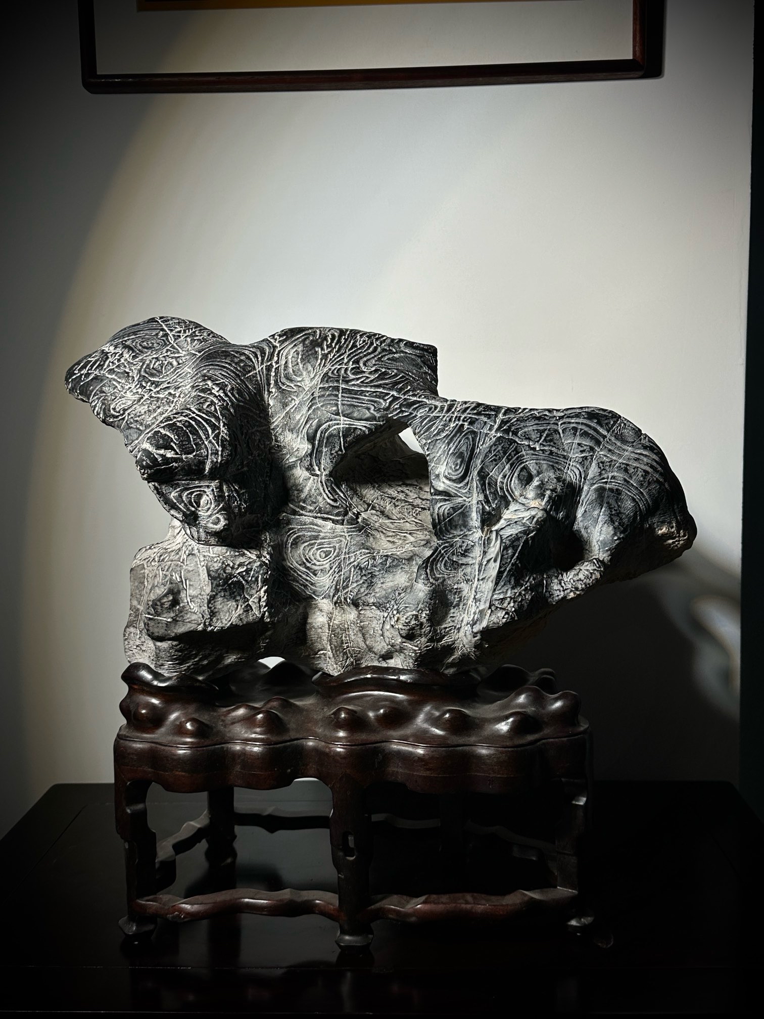 灵璧石纹石高货