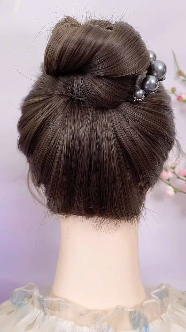 各大明星都在扎的三款盘发