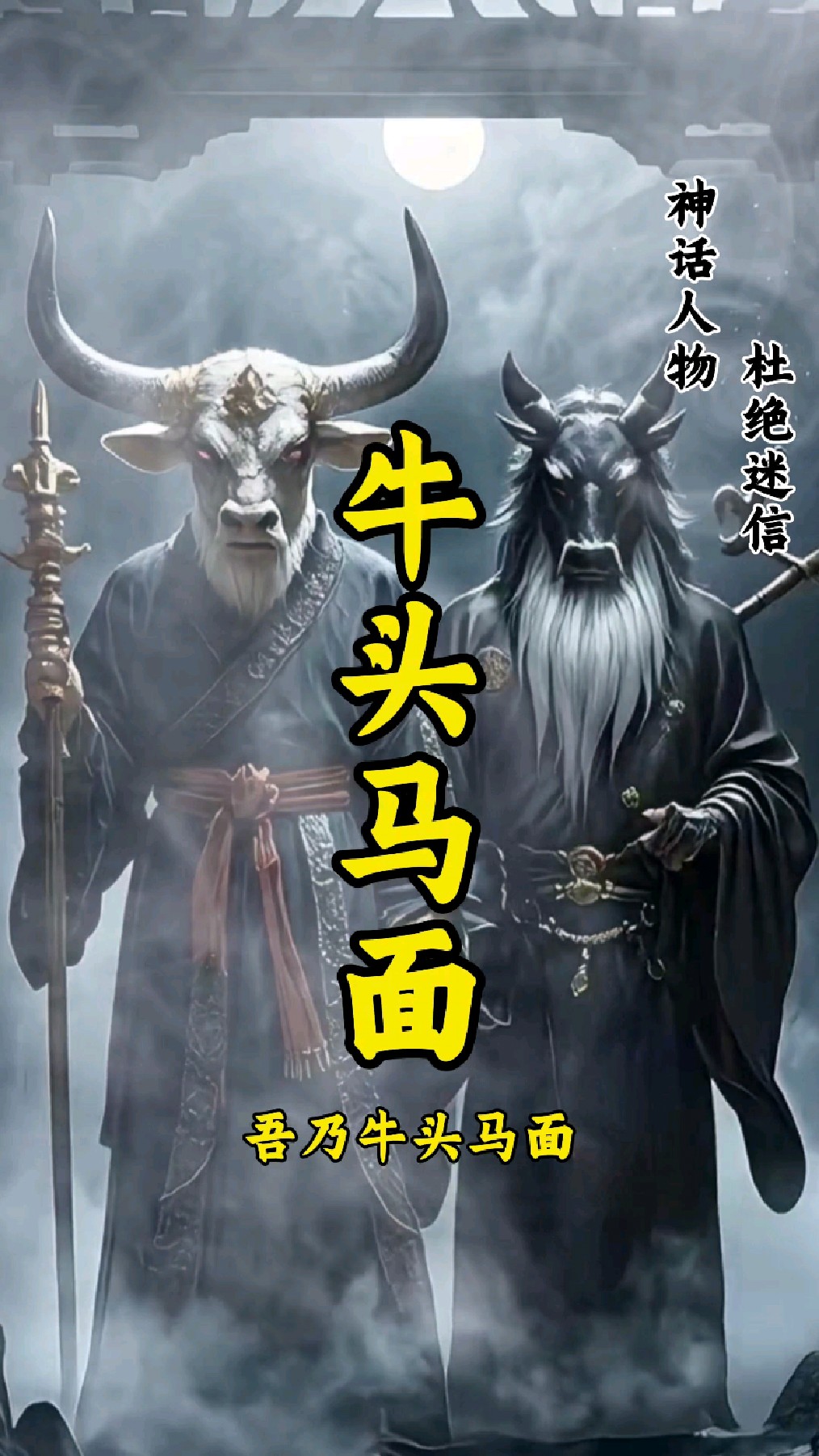 牛头马面是中国民间传说中阴曹地府的鬼差形象