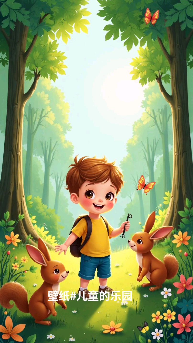壁纸#插画#儿童的乐园