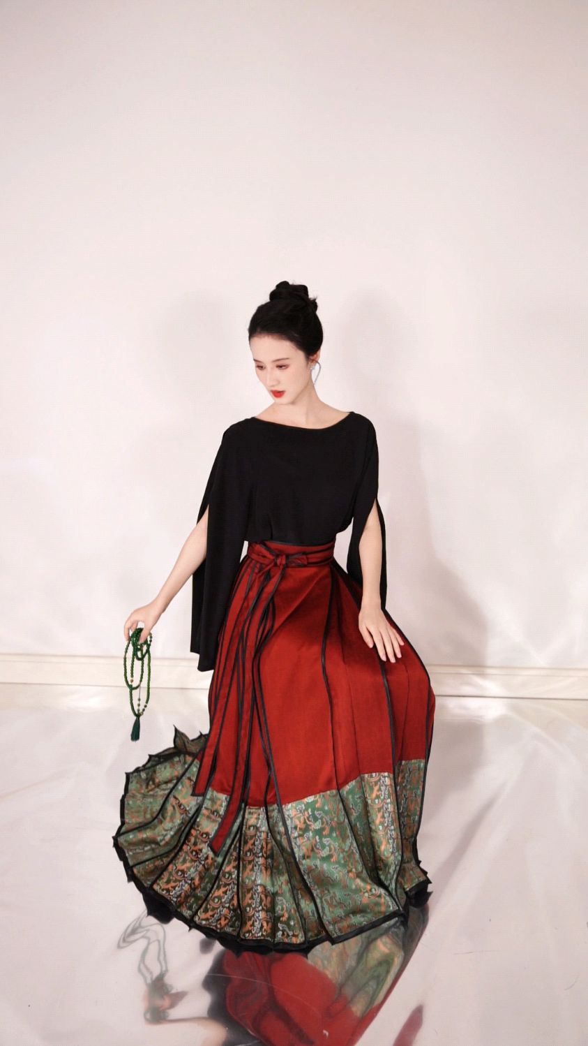 蜀锦登高马面裙#真丝马面裙#蜀锦 #国人奢侈品