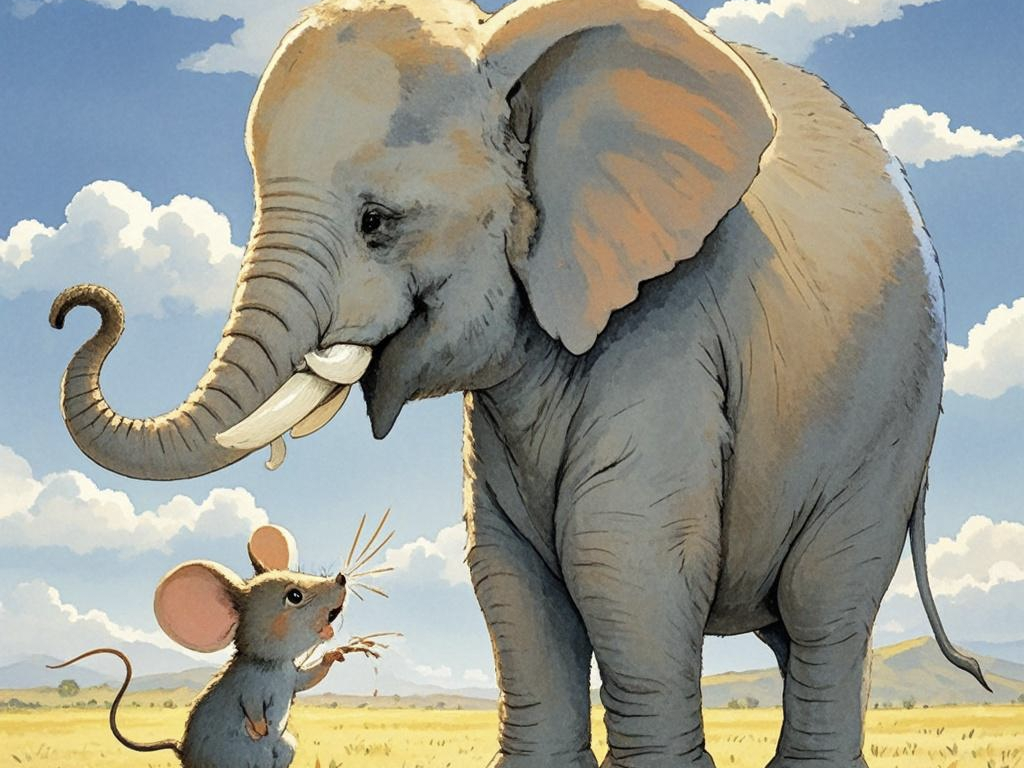 大象的妥协:小老鼠的大智谋