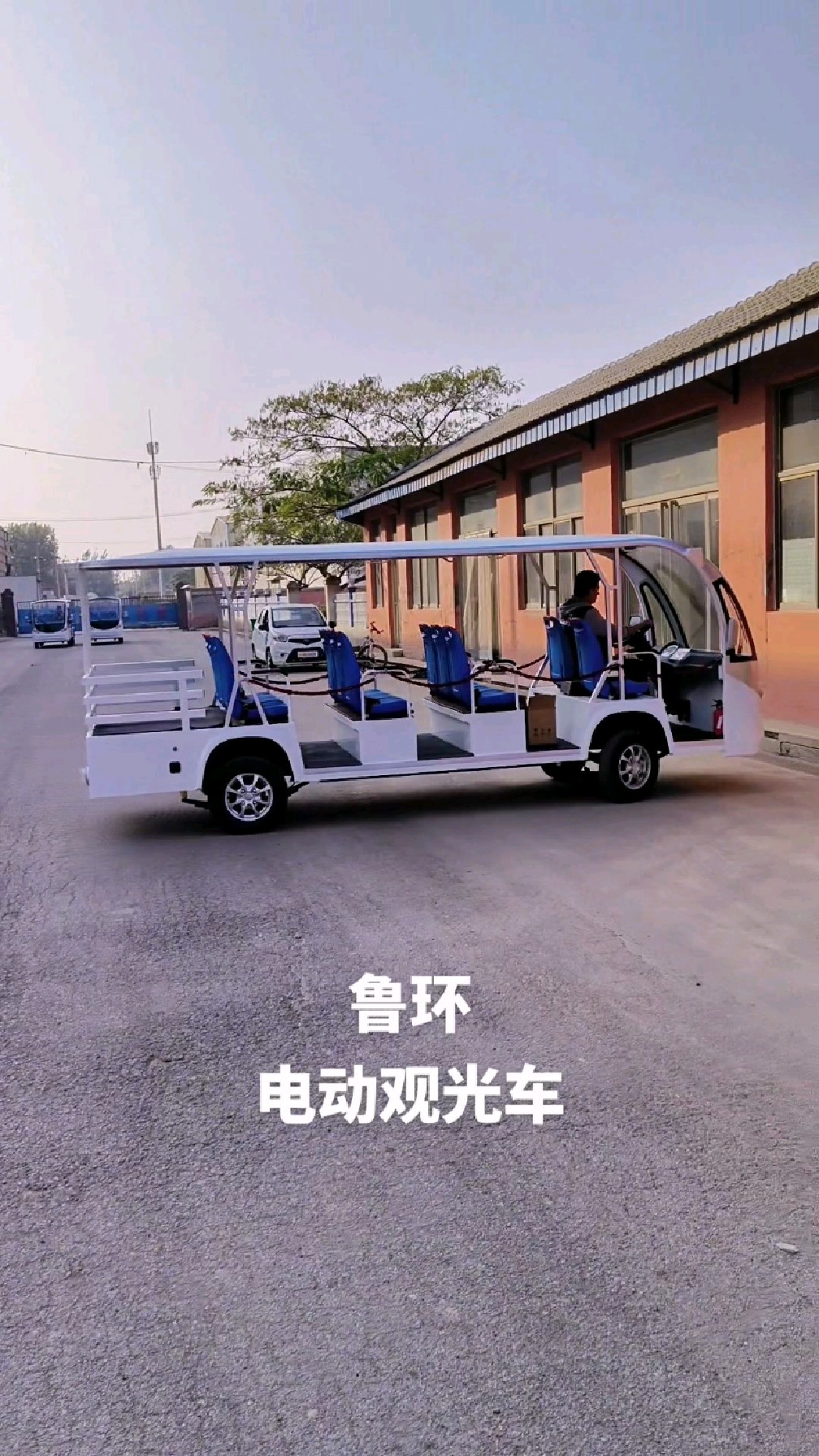 鲁环电动观光车巡逻车老爷车高尔夫球车