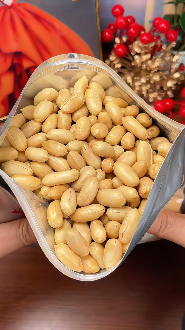 春旺花生颗颗肥硕饱满,咸香酥脆#百度优选省心年货节