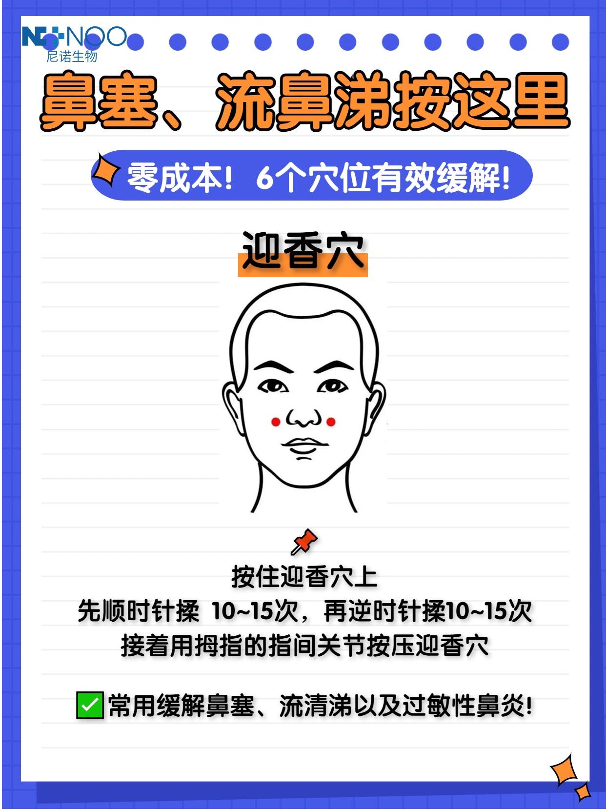 过敏迎香和鼻通的准确位置图手法鼻塞按摩哪个部位能通气按摩迎香和