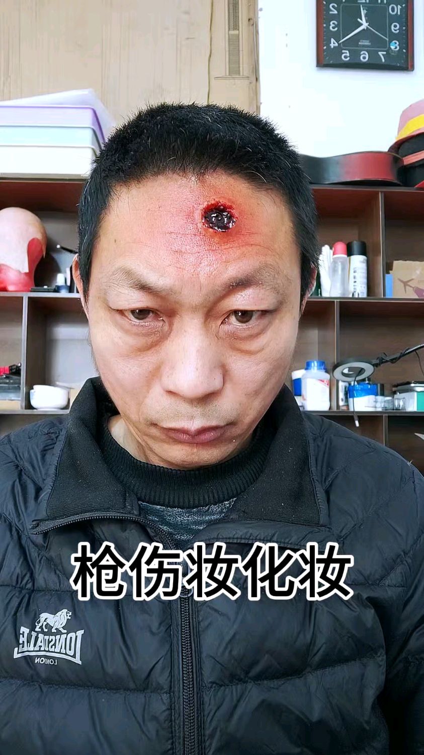 影帝拍戏时擦枪误伤