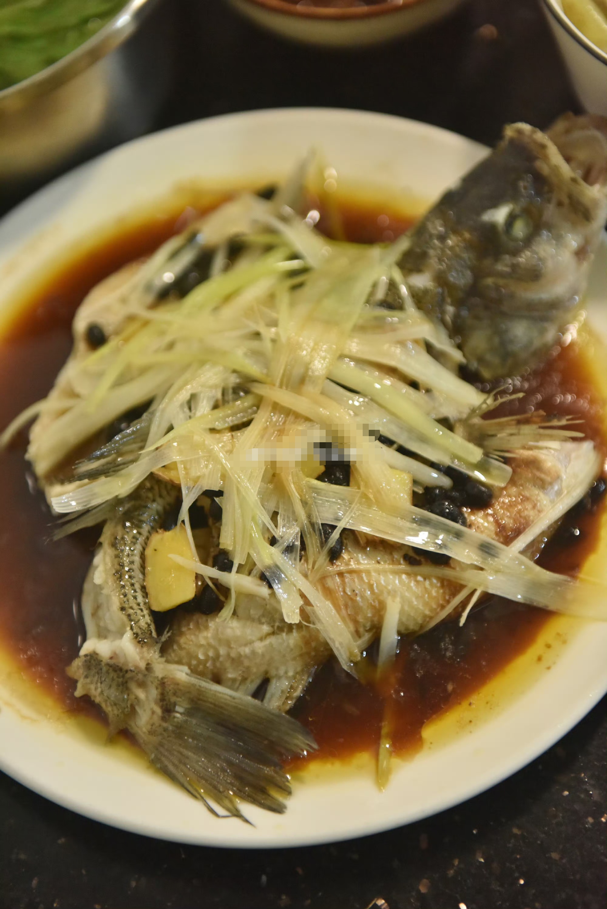 豆豉蒸鱼生菜汤四季豆箜饭