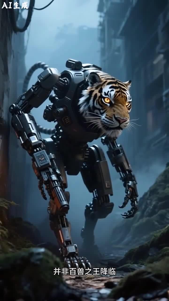 冲锋姿态飒爽!机器老虎震撼登场!