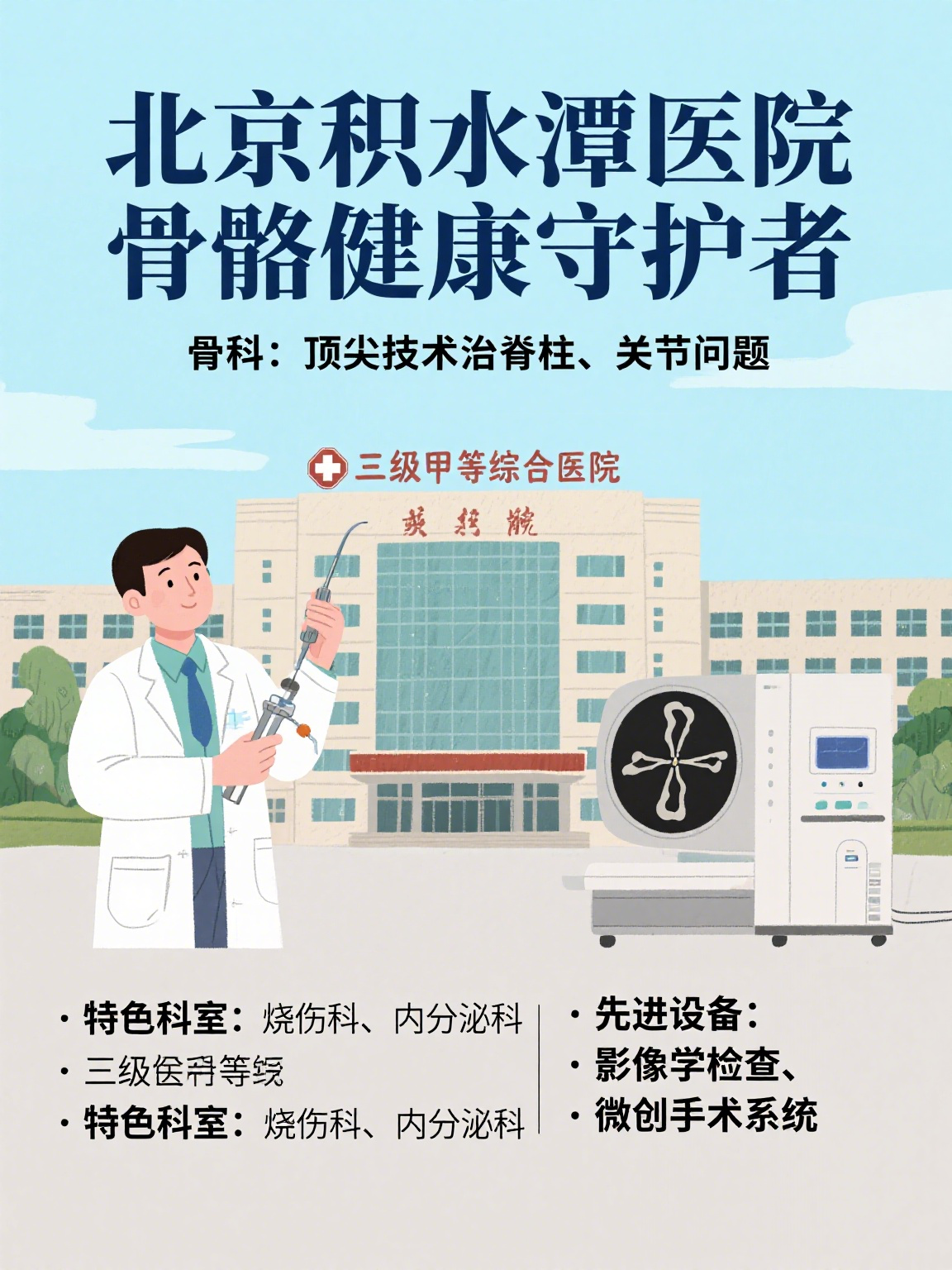 北京积水潭医院、科室介绍