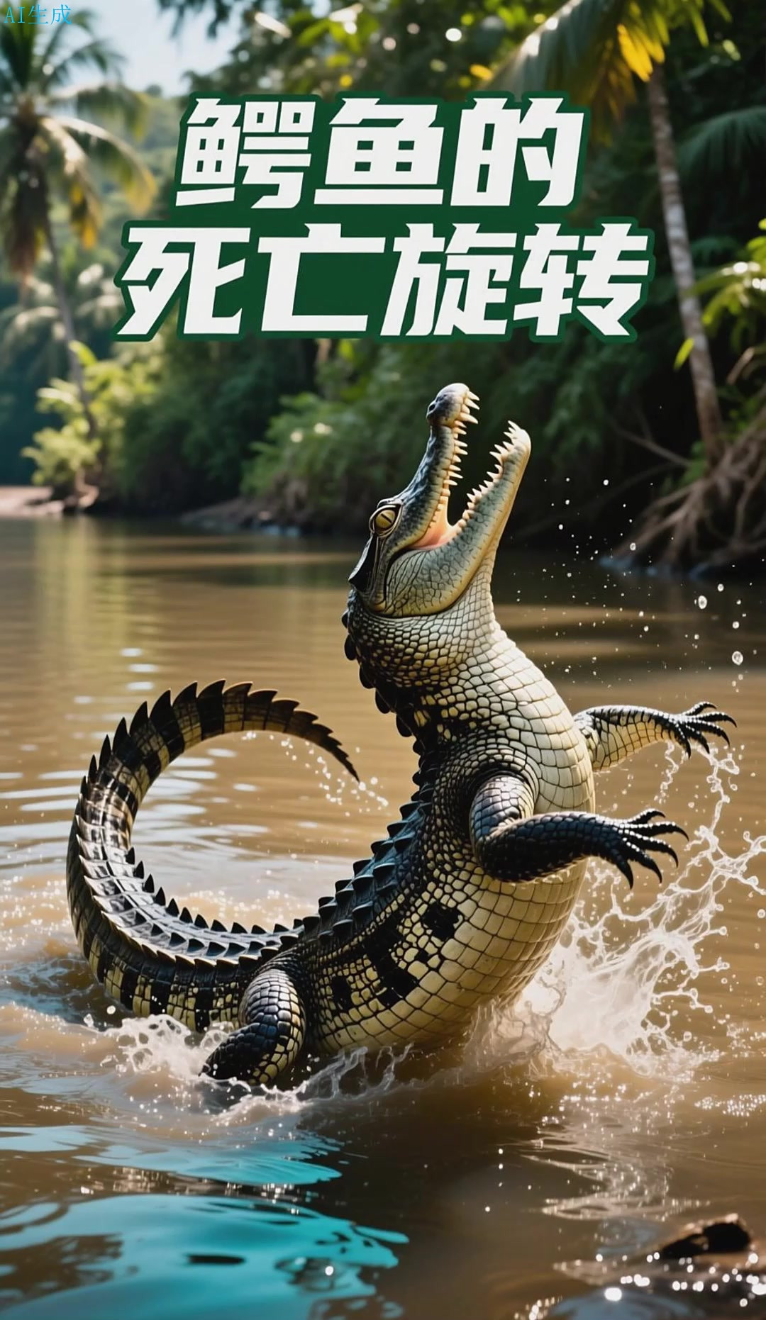 鳄鱼捕食:死亡旋转之谜