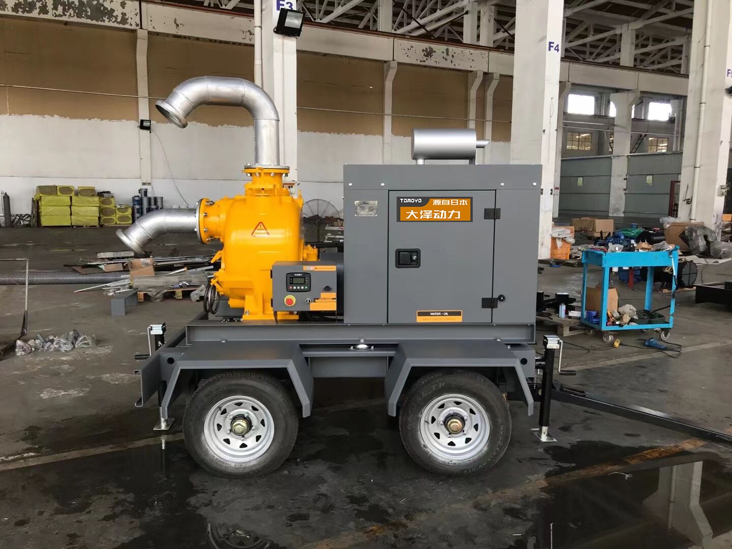 隧道抽水200立方移动排涝车