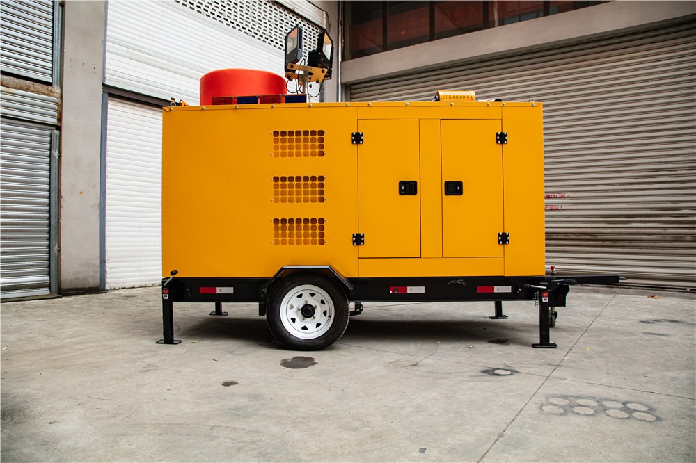 隧道抽水1500立方移动排涝车