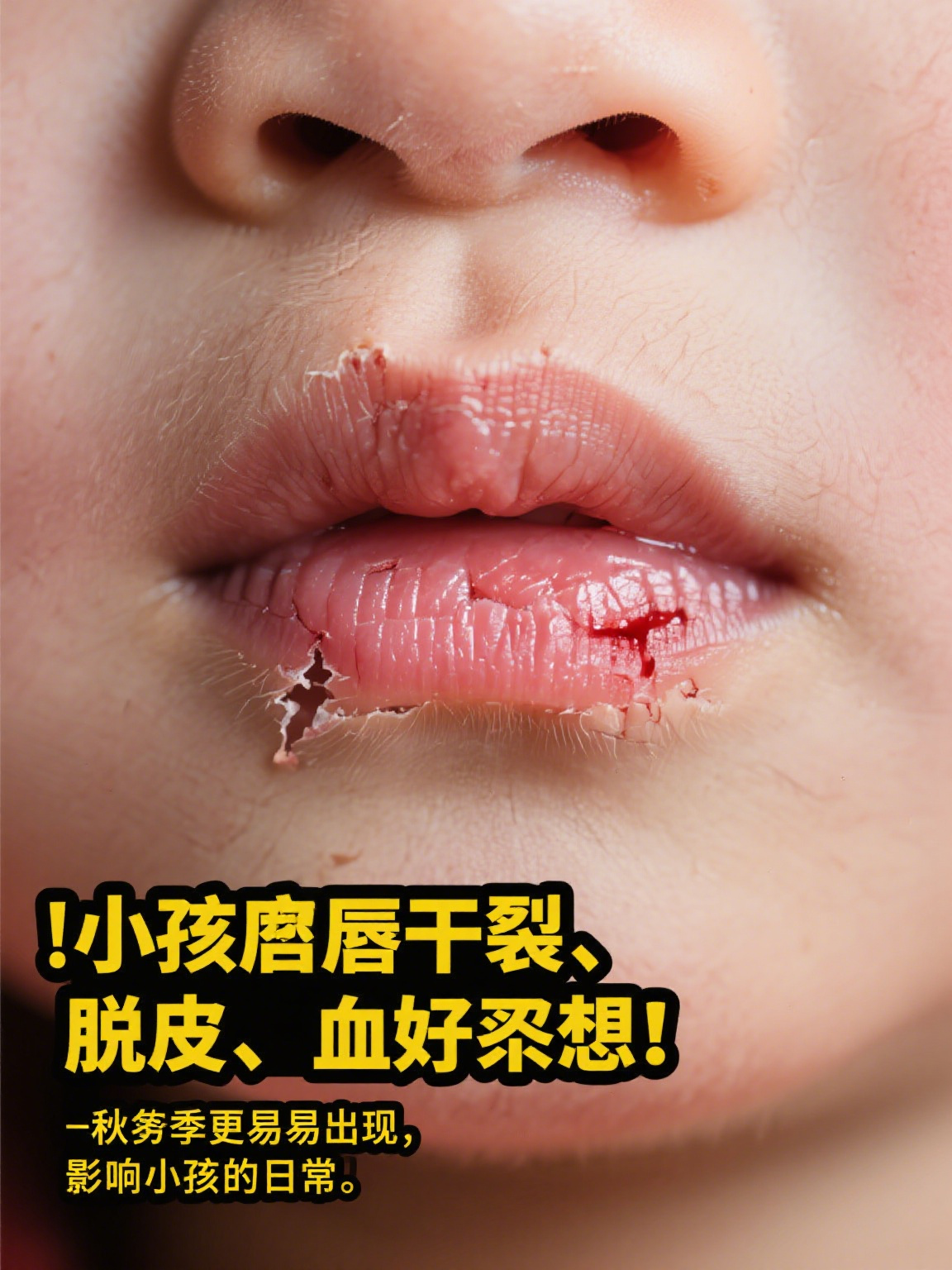这到底是怎么回事呢?其实,小孩嘴唇干裂多与环境,习惯和身体状态有关