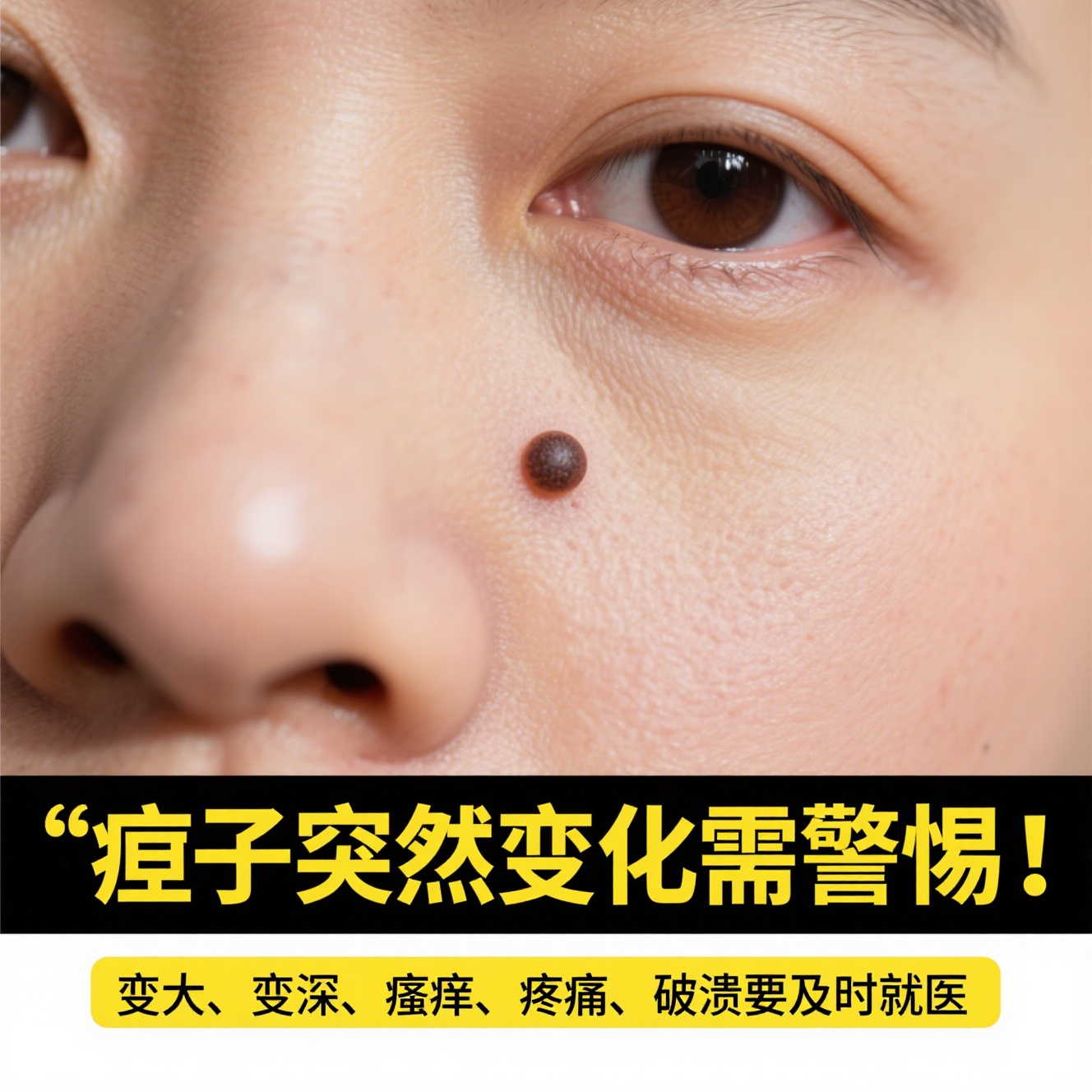 痦子  痦子,在医学上被称为色素痣,是皮肤表面常见的良性肿物,几乎