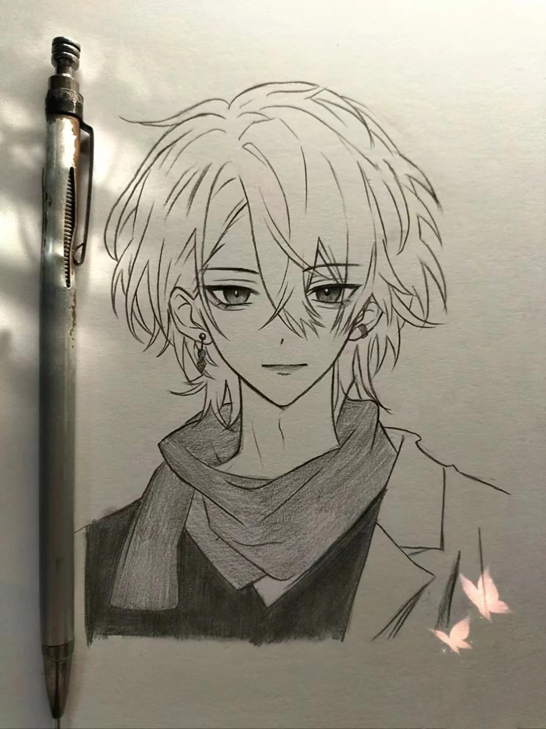 动漫人物绘画 #绘画过程图