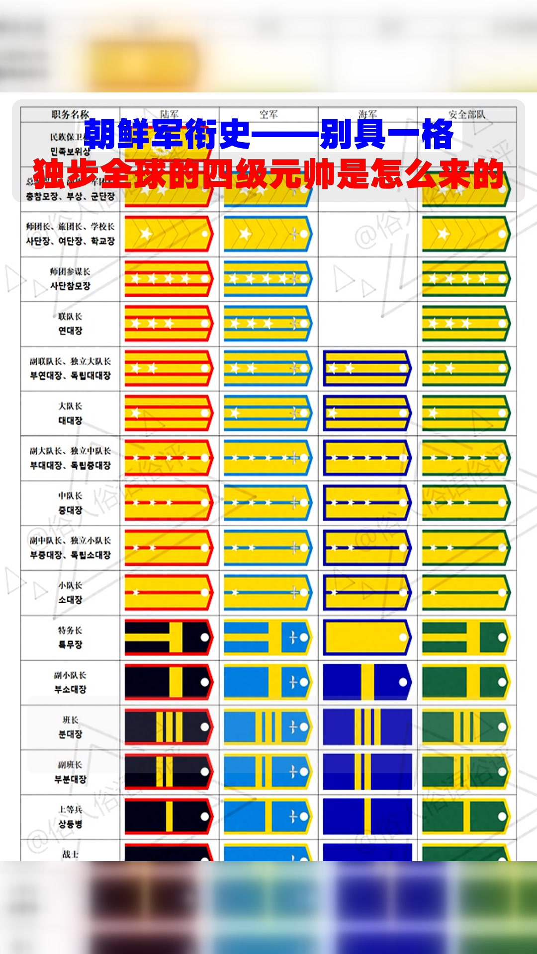—别具一格,独步全球的四级元帅是怎么来的