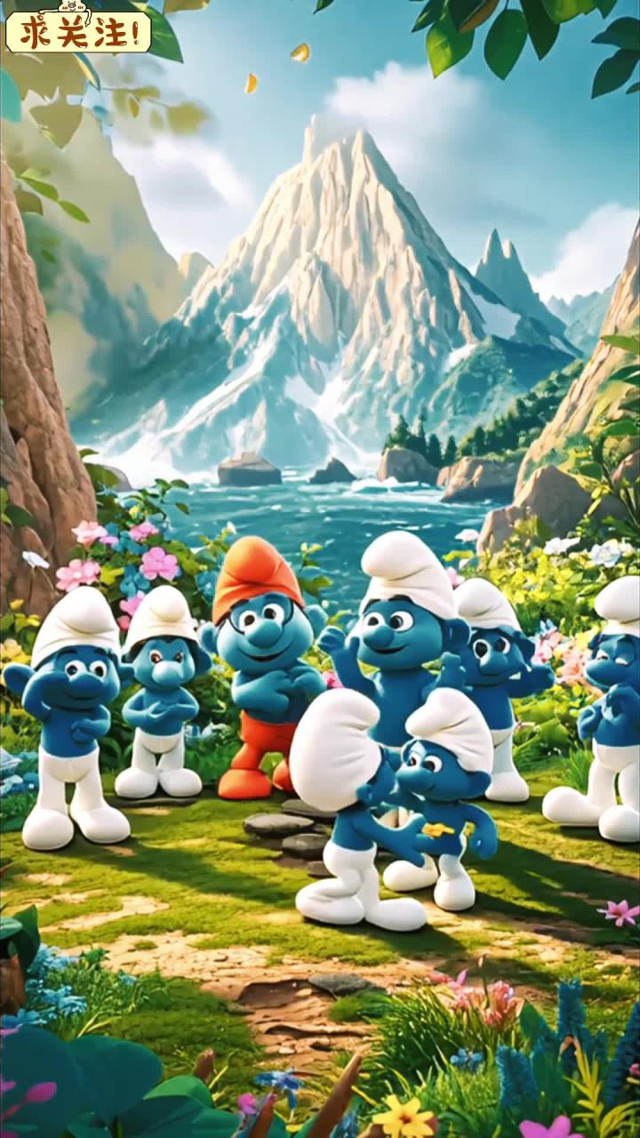 儿歌大全《蓝精灵》