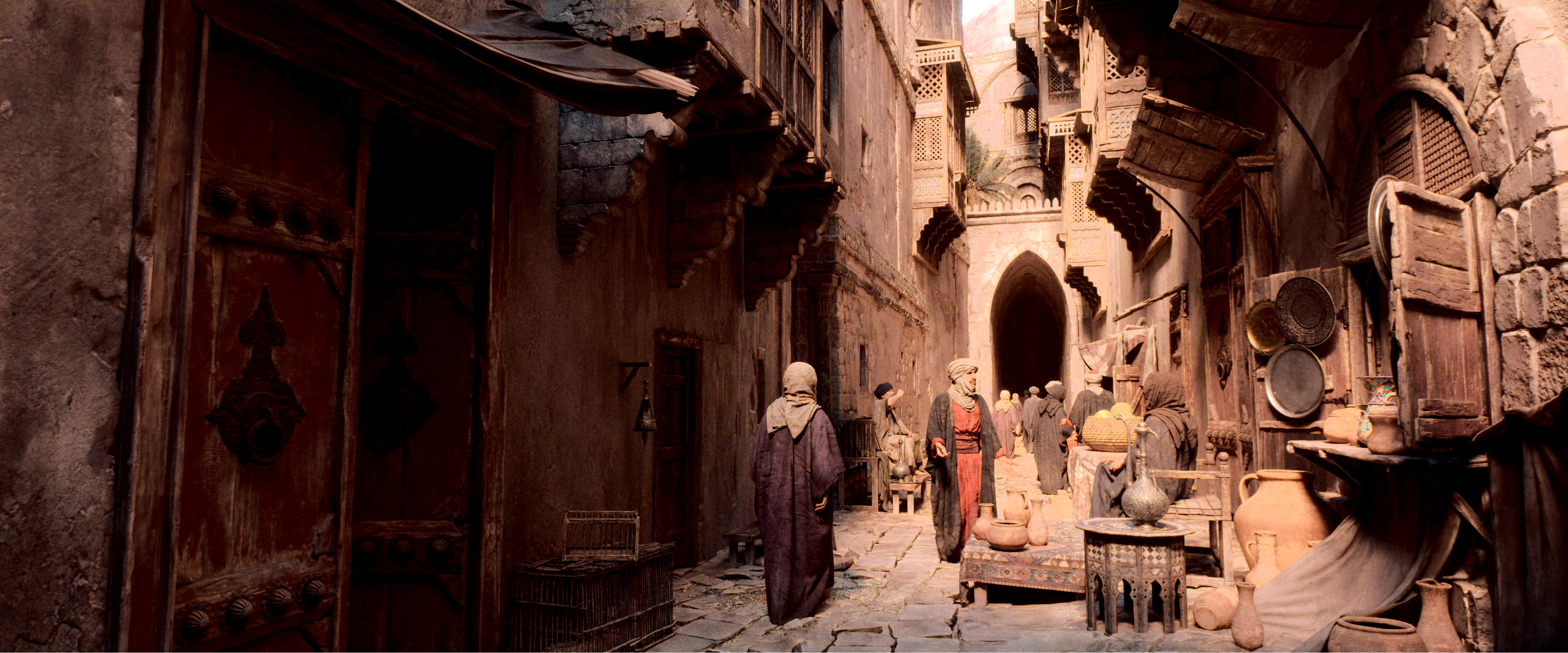 jama jurabaev 中东场景作品:大集市