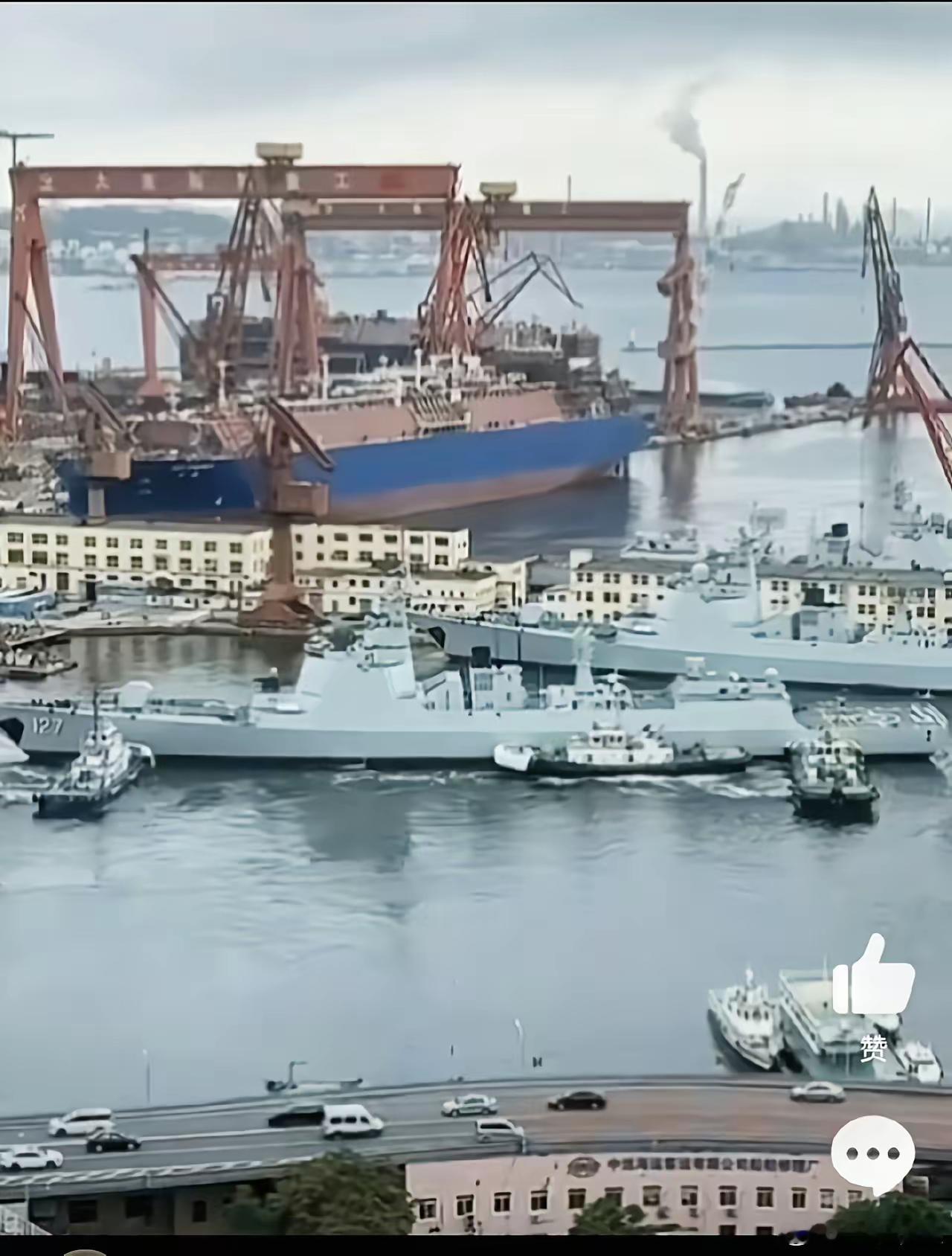 河南舰队实力大增继开封焦作舰后又增一艘052d