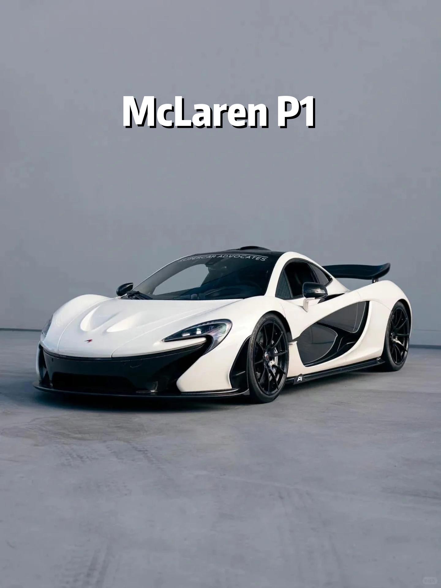 mclaren p1 【white】 p1