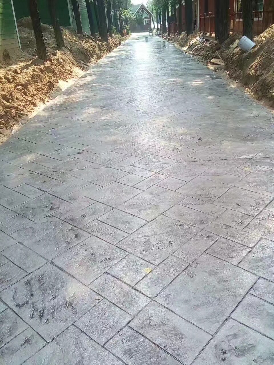 安庆黄山滁州阜阳公园民宿混凝土压印地坪