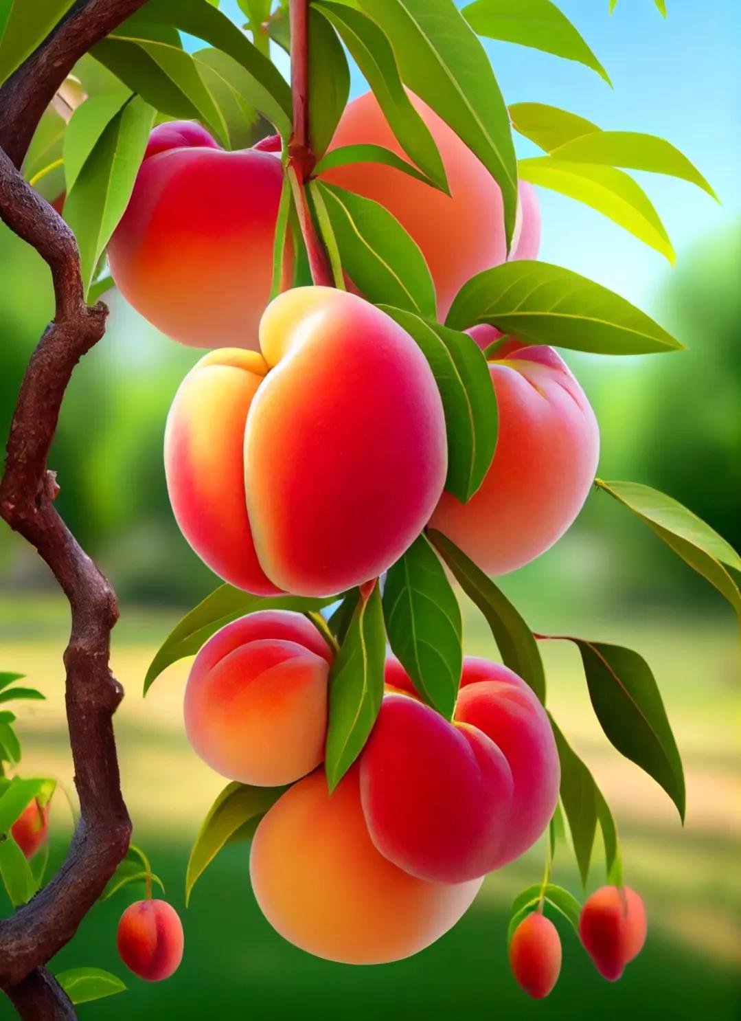 唯美水果壁纸,桃子壁纸分享