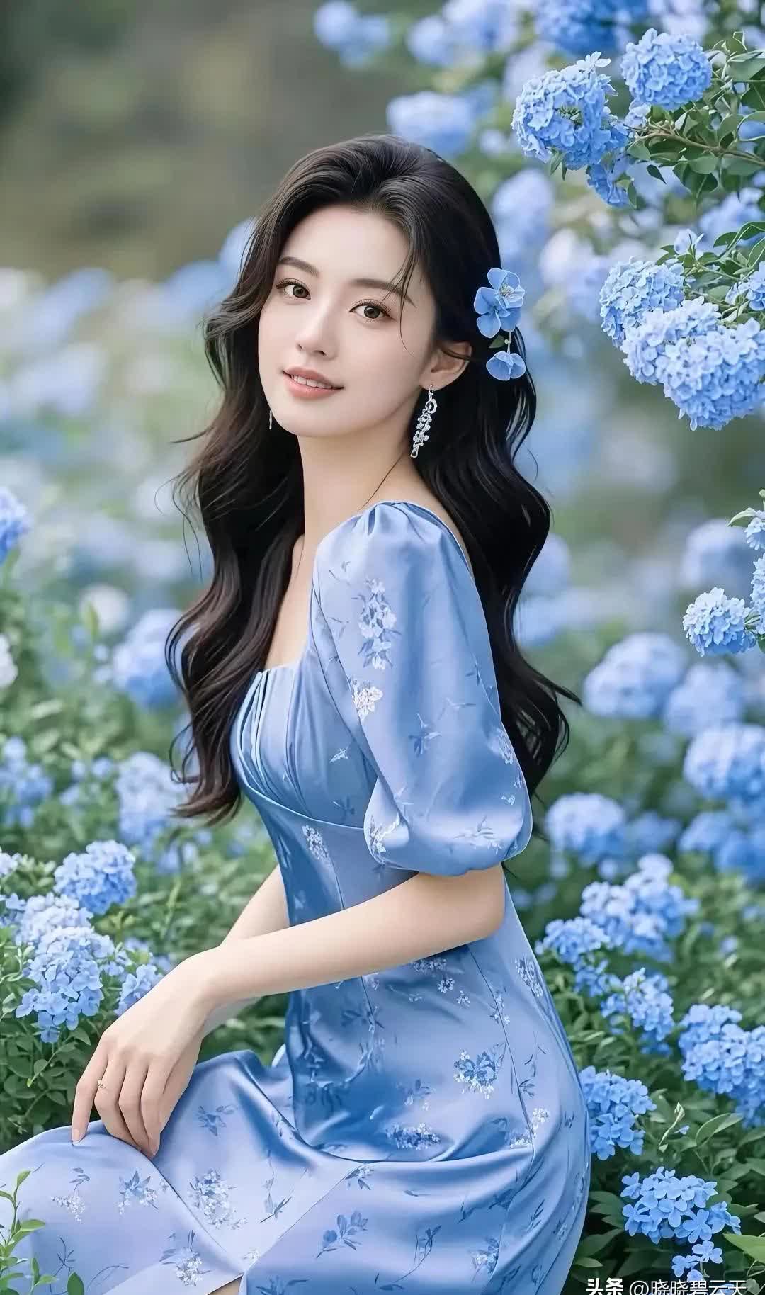 碧蓝色的图片