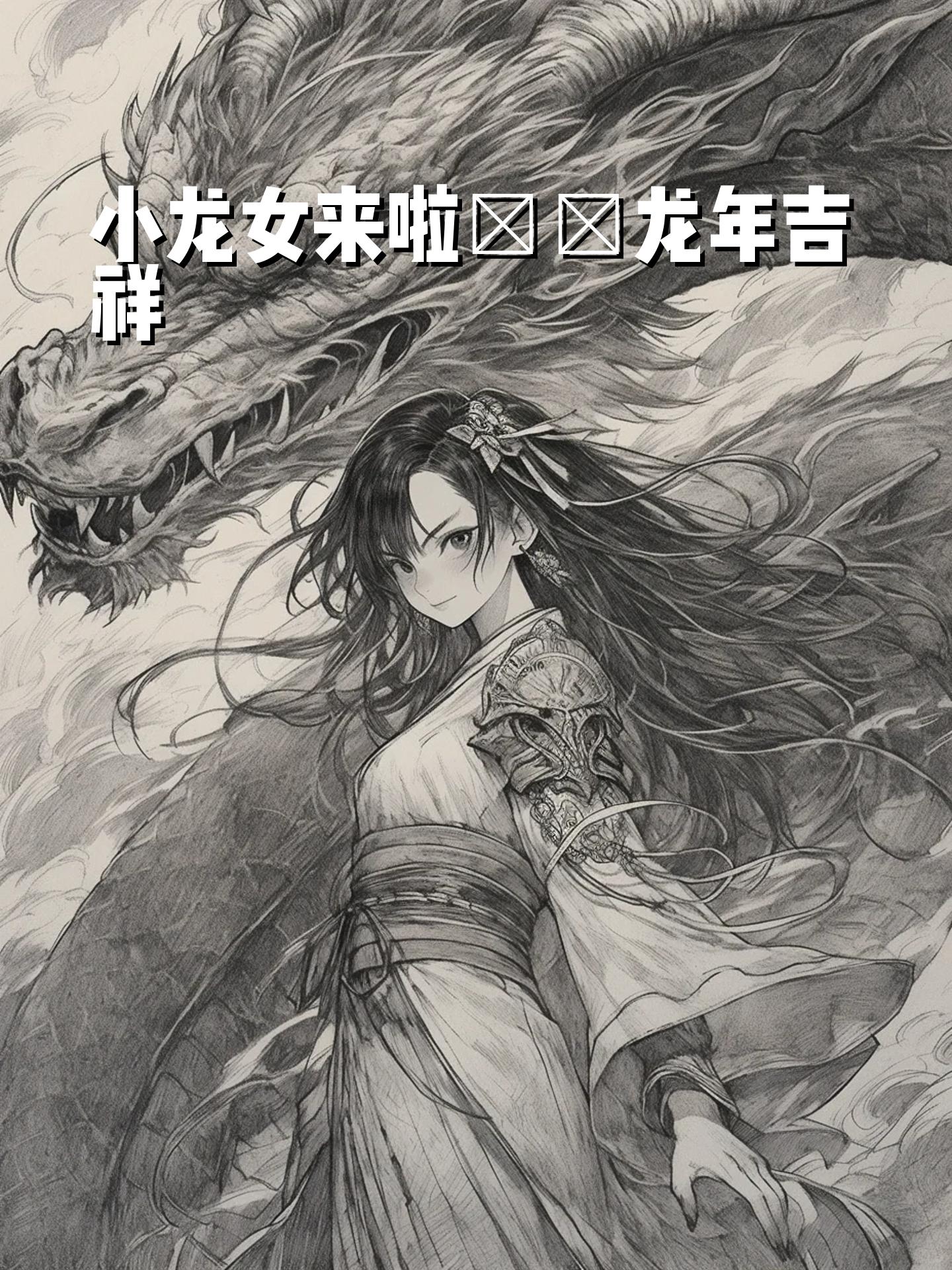 素描   #写生   小龙女动漫形象龙女怎么画小龙女插画古风龙女手绘