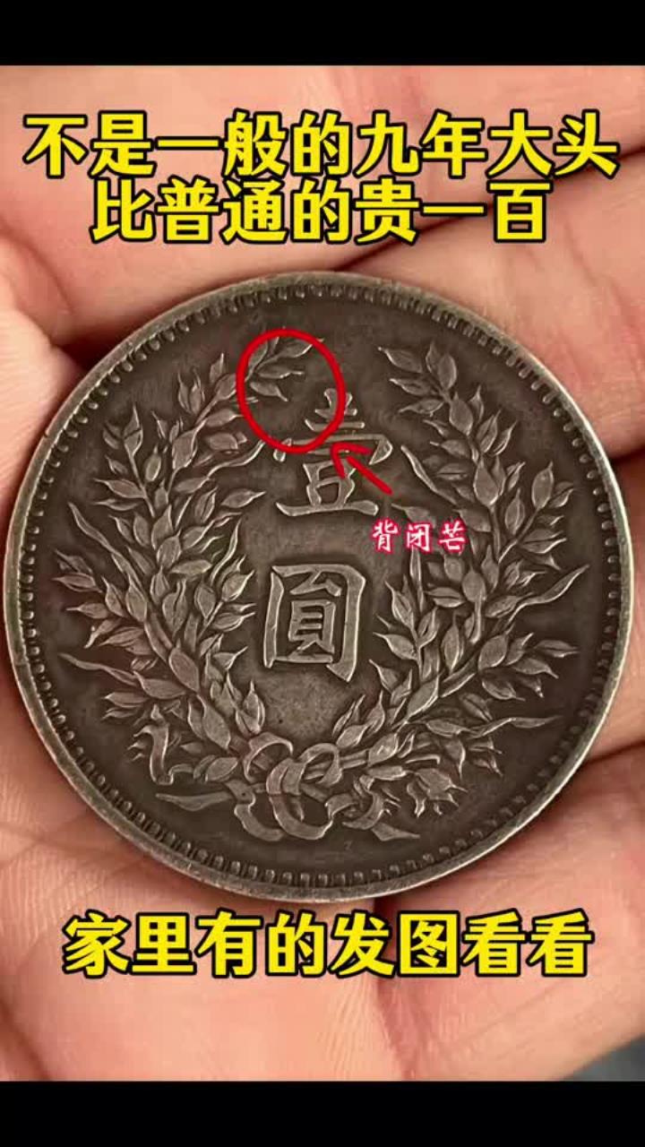 九年袁大头之九年精发,比普通的贵一点