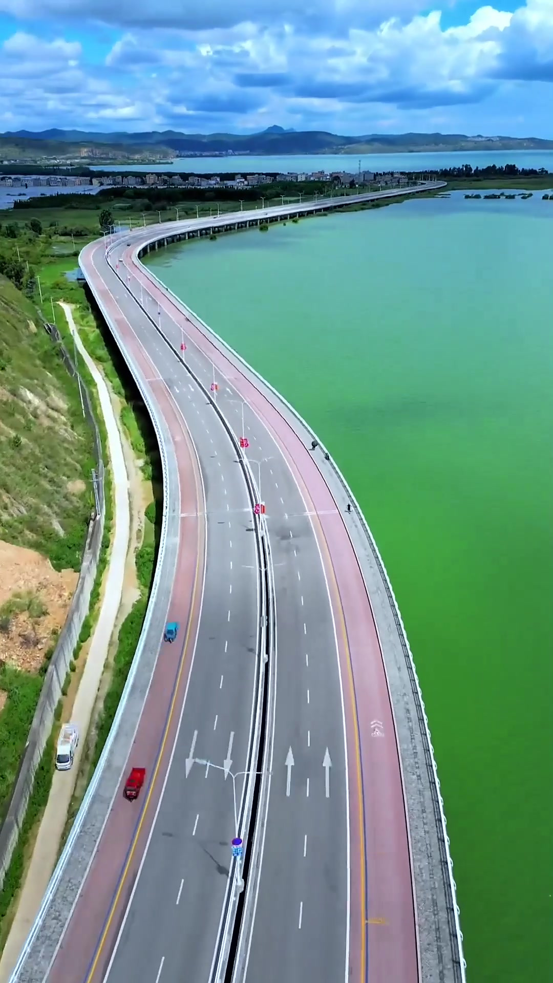 夏日旅行,昆明滇池环湖路,换个角度看风景都不一样,地面拍摄和