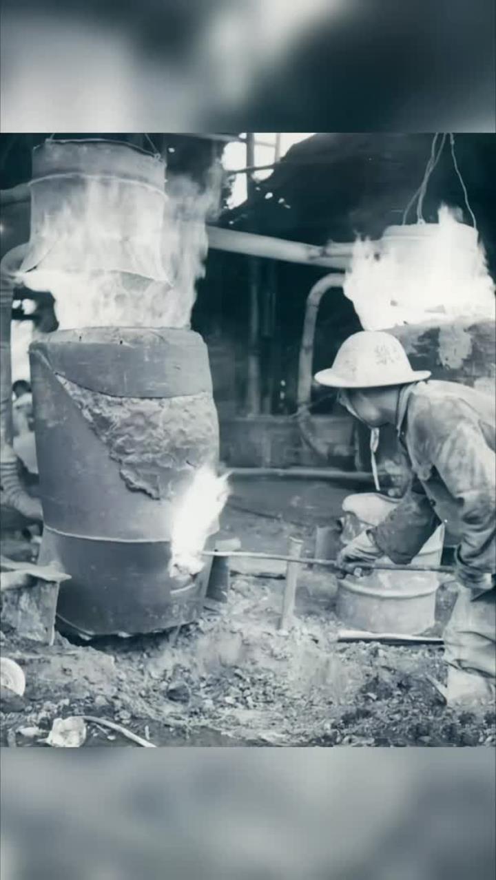 1958年,全民大炼钢,大跃进小高炉