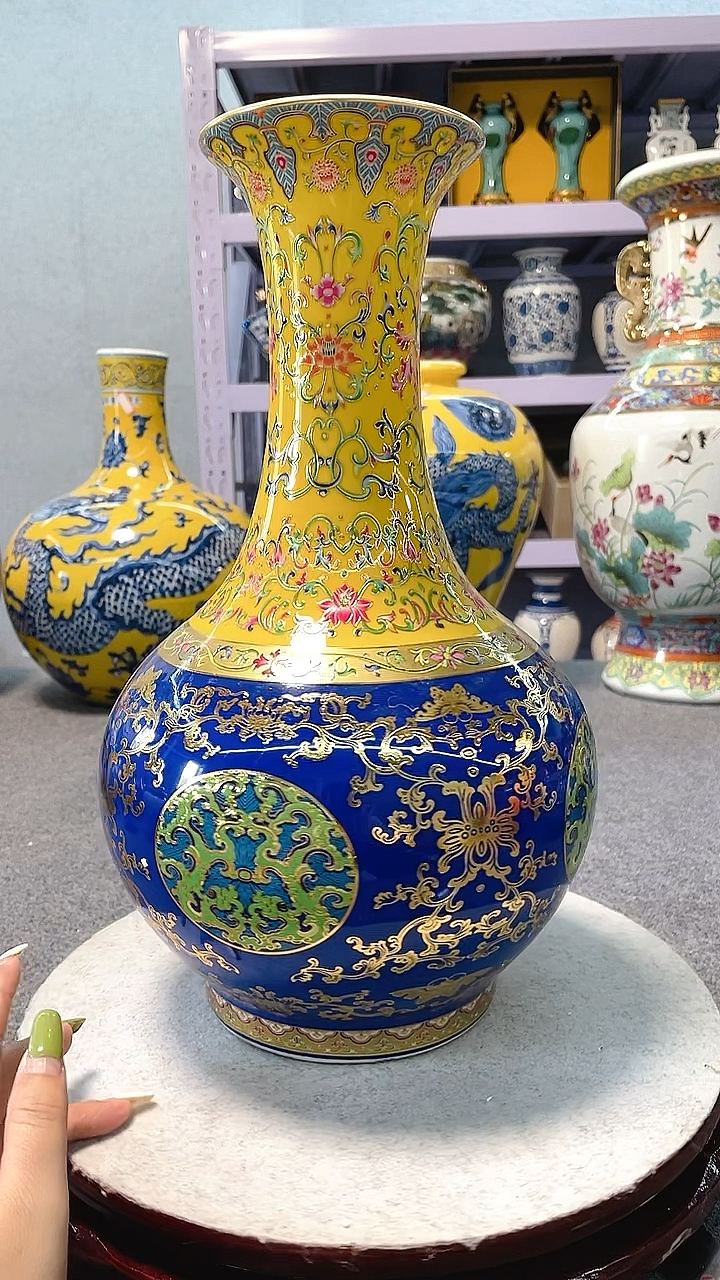 景泰蓝赏瓶,瓷器之美