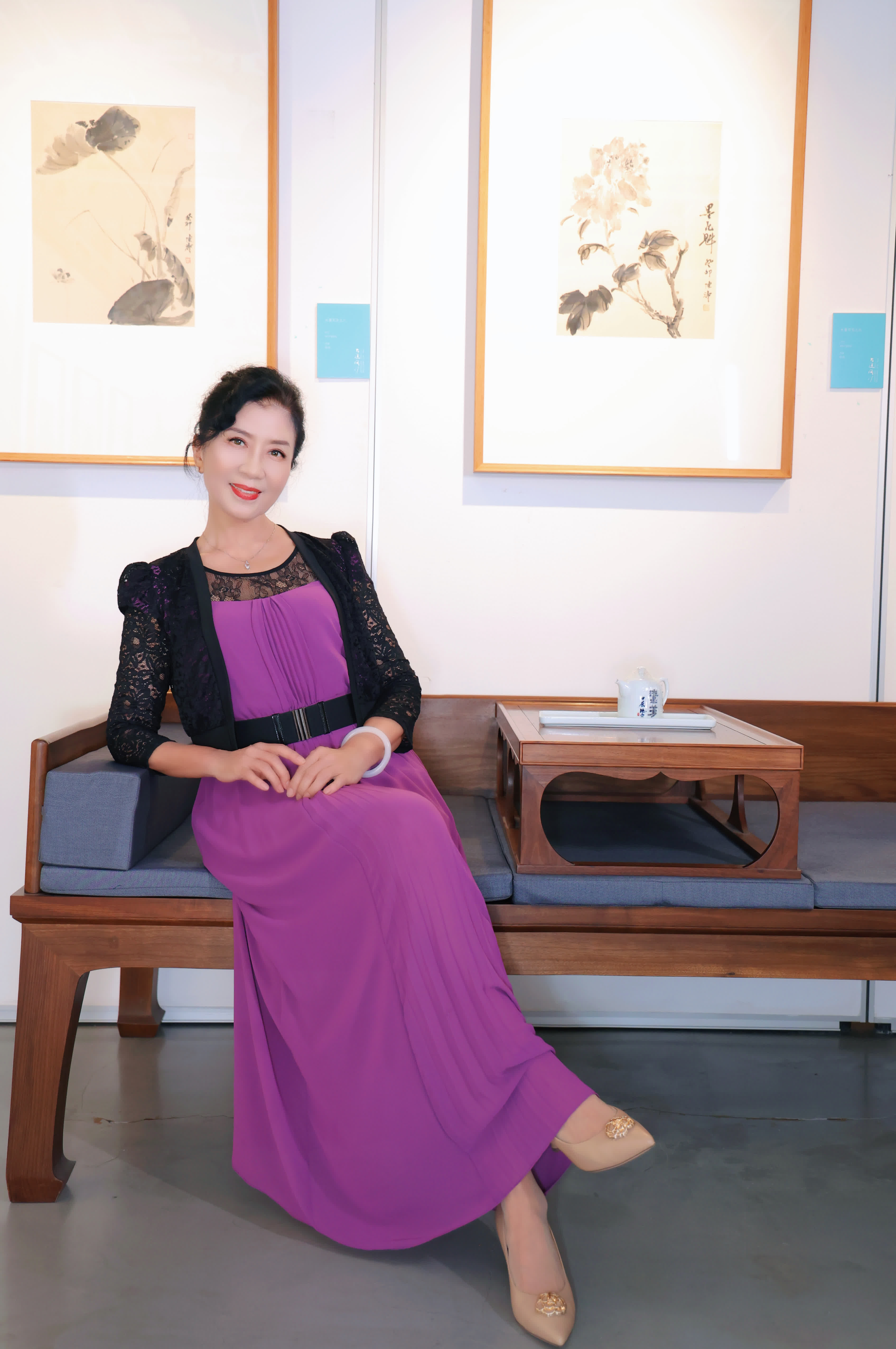 金台艺术馆馆长夫人远华蔡玲玲最漂亮图片天台卧龙山庄徐凌姬杜雯芹