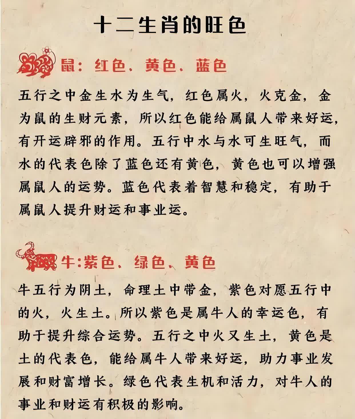 十二生肖运势来源详解(十二生肖的运程)