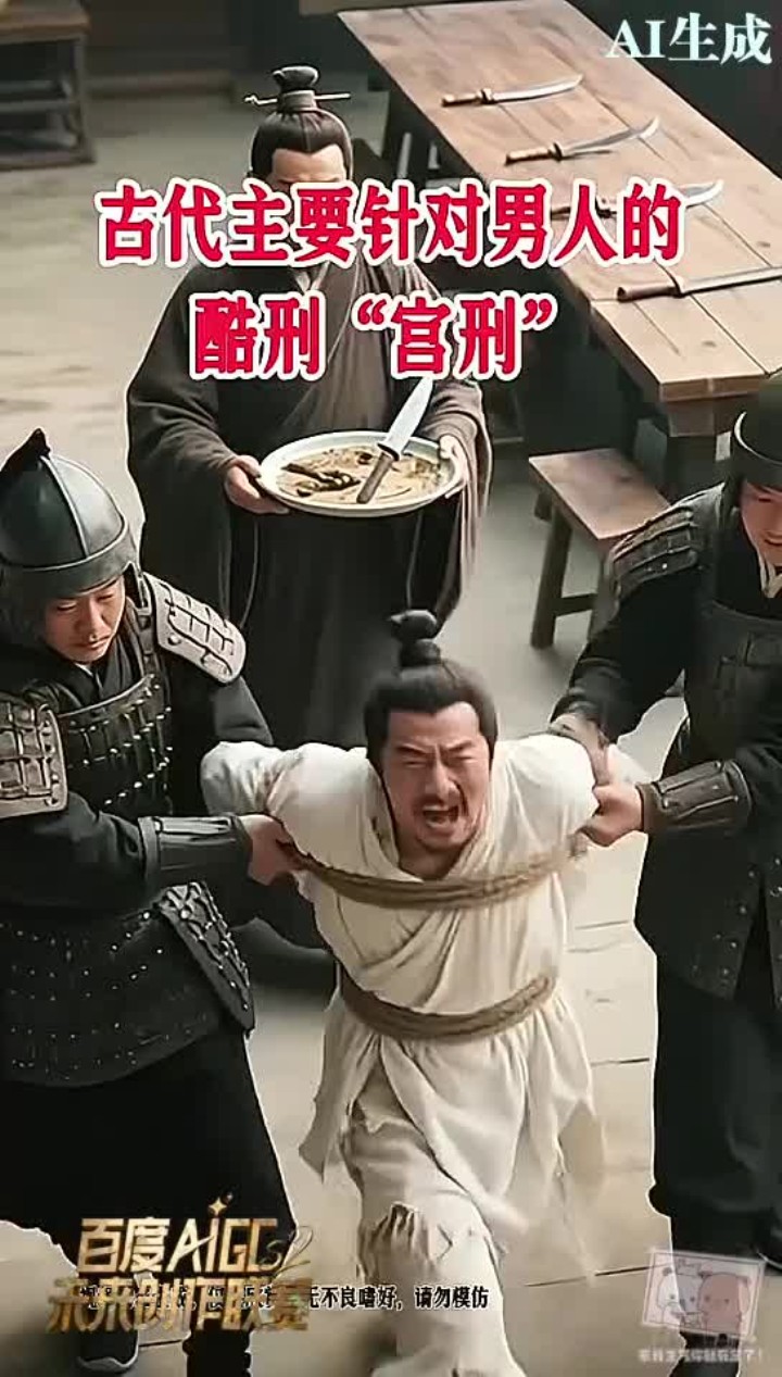 宫刑是古代一种残酷的肉刑,又名腐刑,阴刑,蚕室刑,宫刑对受刑者身体及