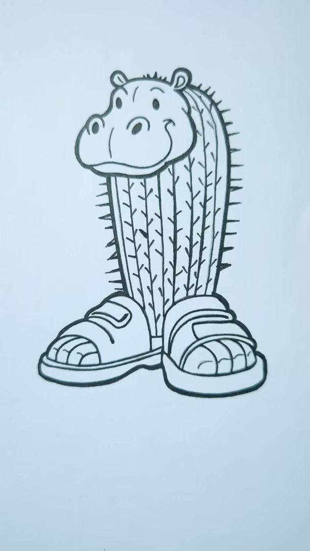 小帅给画画涂颜色