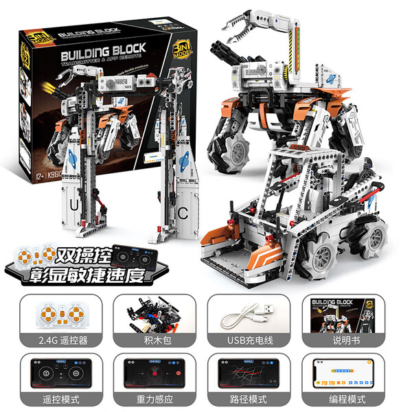 幻模嘉流浪地球笨笨编程机器人拼装积木怎么样?玩乐与学习的完美结合